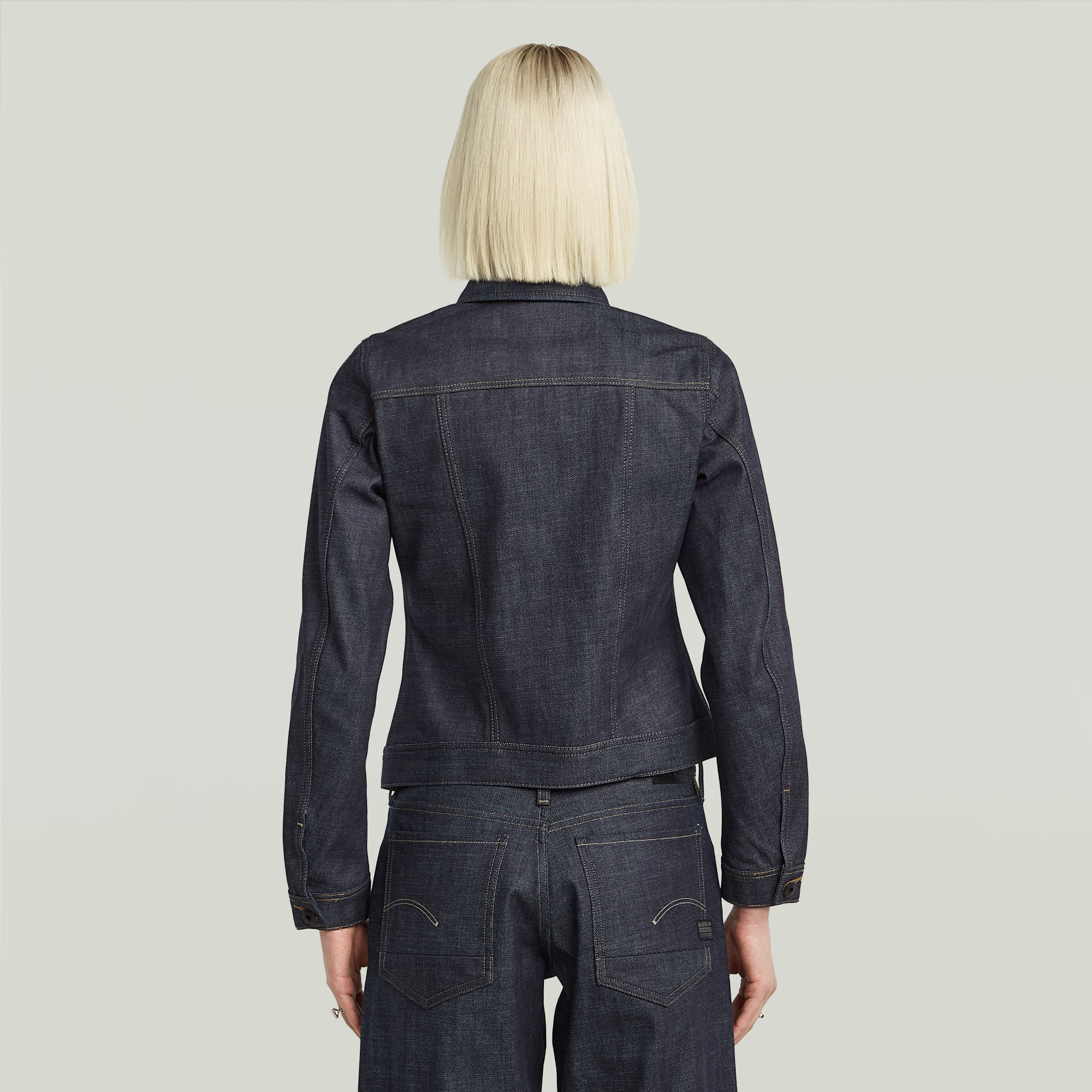 G-Star RAW Pitched Hem Slim Jack Donkerblauw Dames