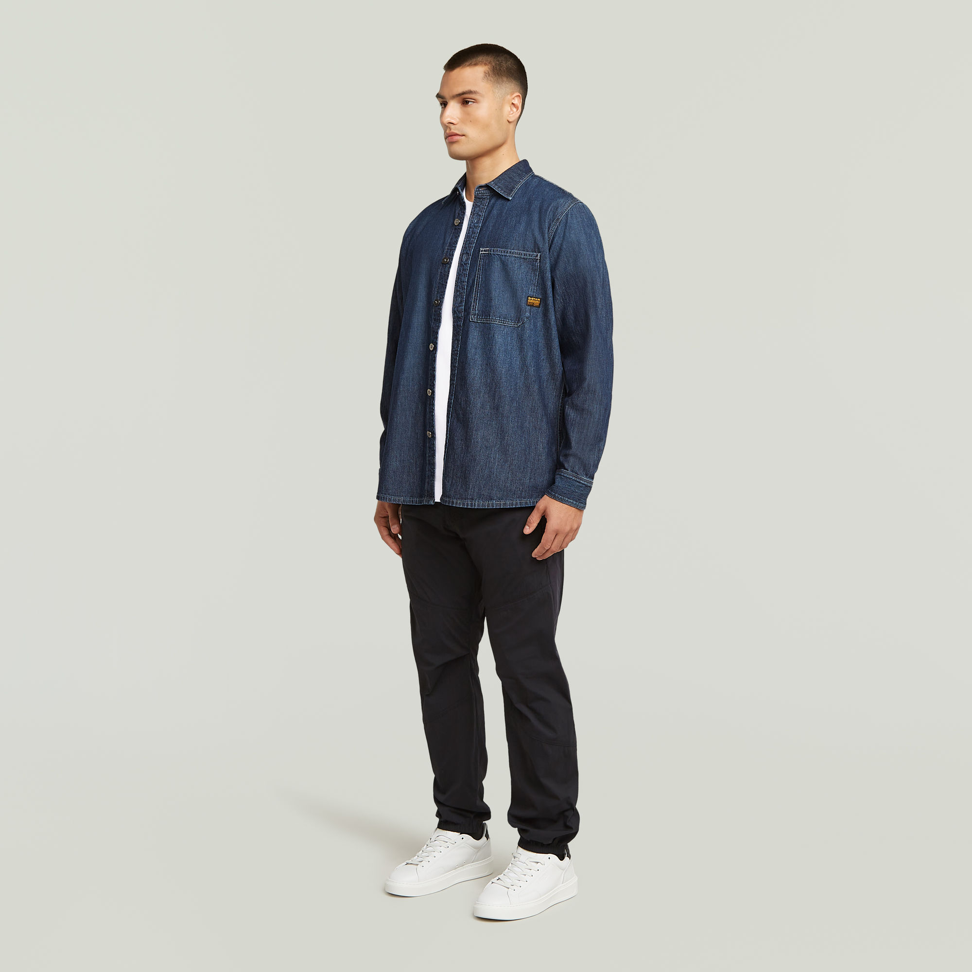G-Star RAW Regular 1-Pocket Overhemd Anders Heren