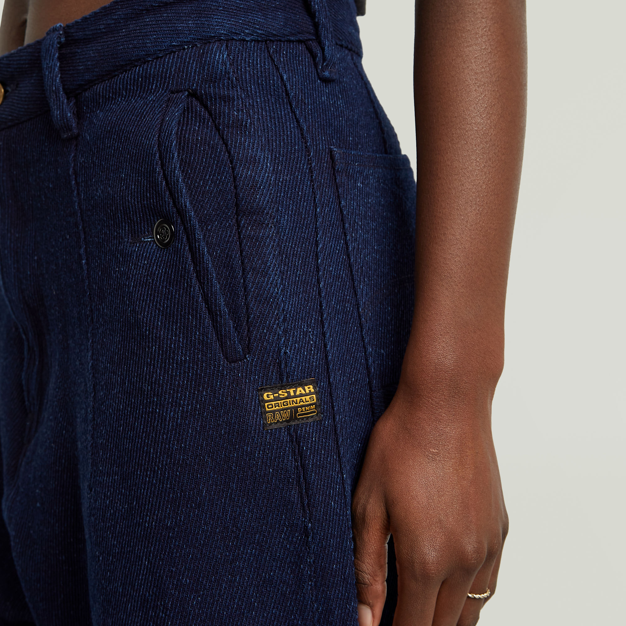 G-Star RAW Roos High Loose Jeans Donkerblauw Dames