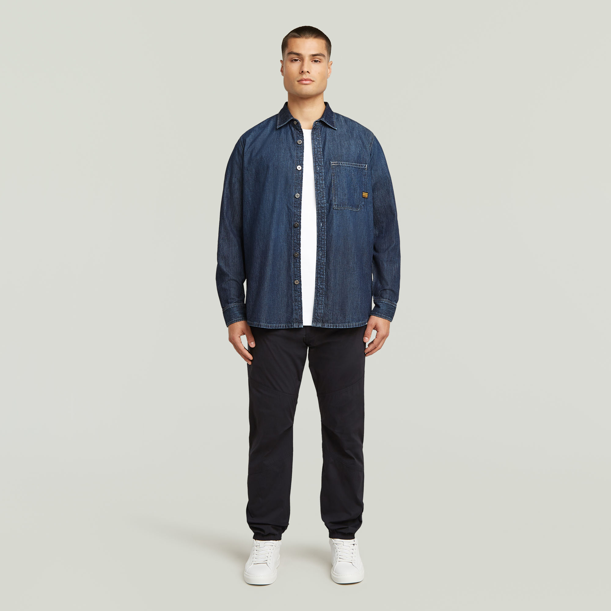 G-Star RAW Regular 1-Pocket Overhemd Anders Heren