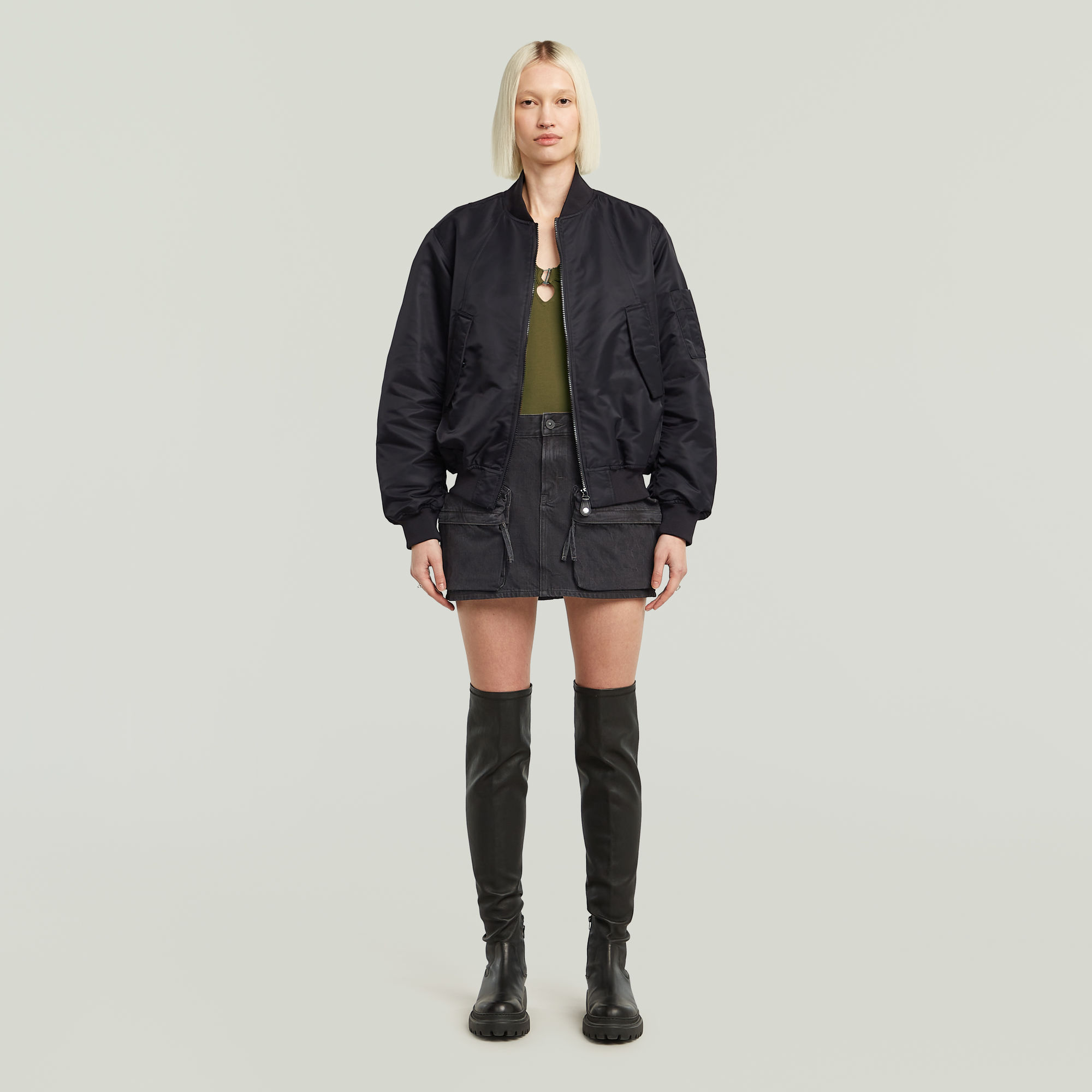 G-Star RAW Mini Cargorok Zwart Dames