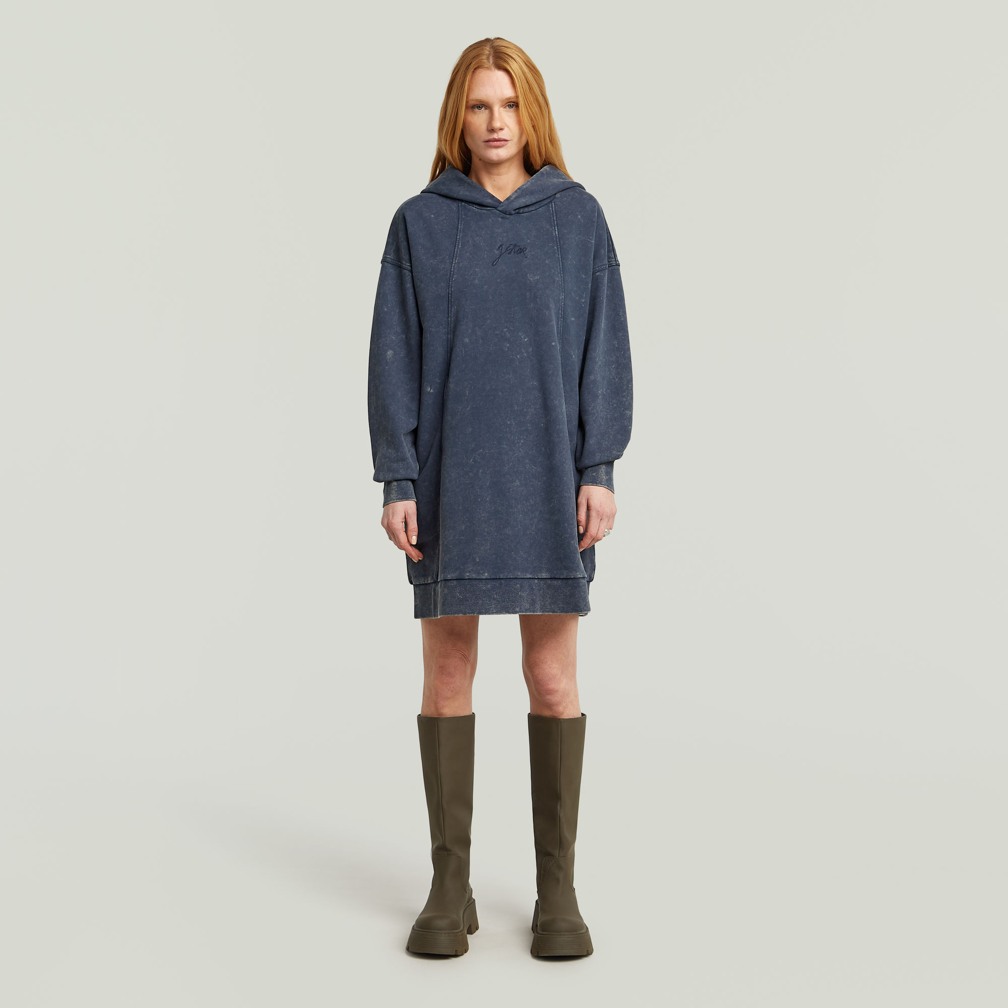 G-Star RAW A Line Sweaterjurk - Donkerblauw - Dames