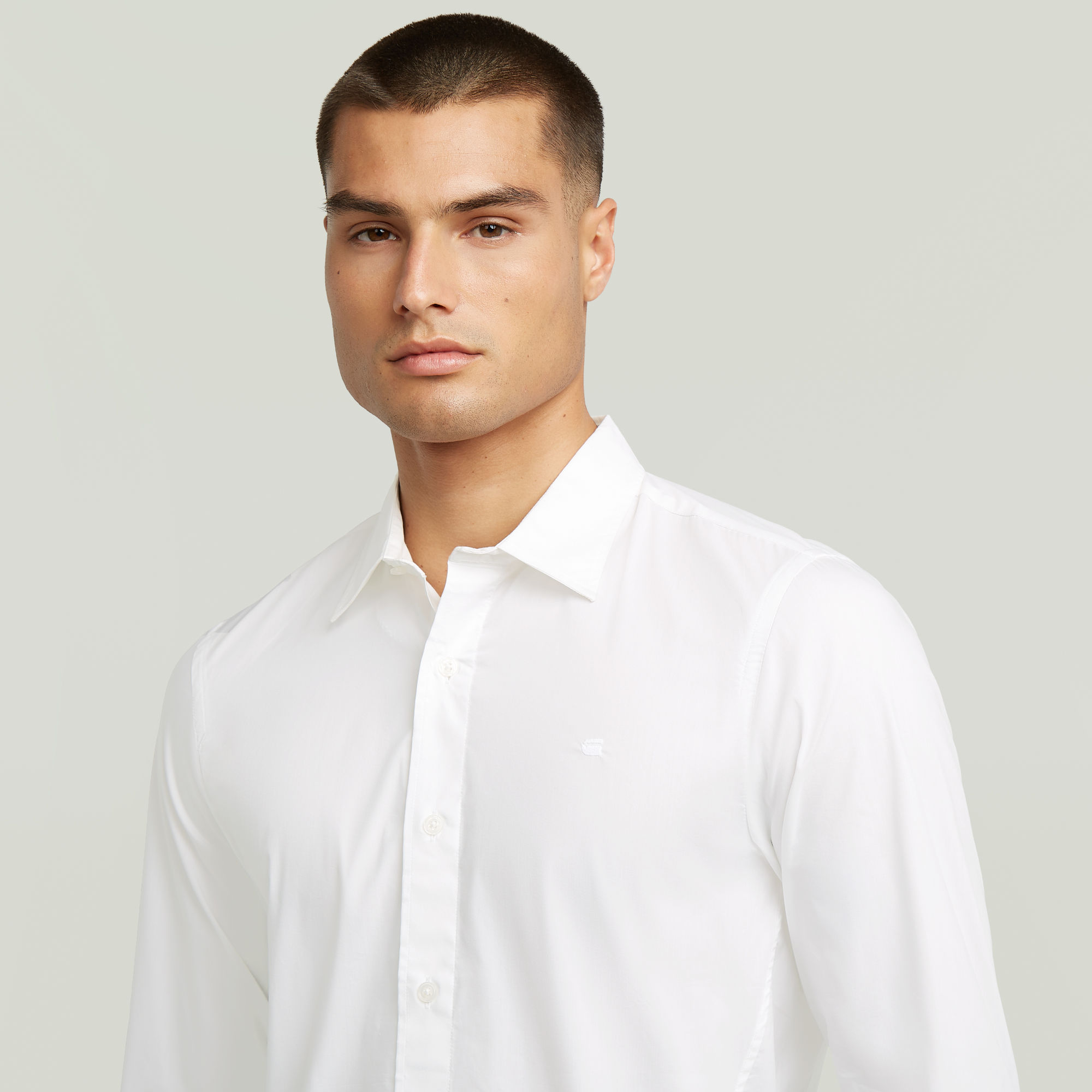G-Star RAW Uniform Slim Shirt Wit Heren