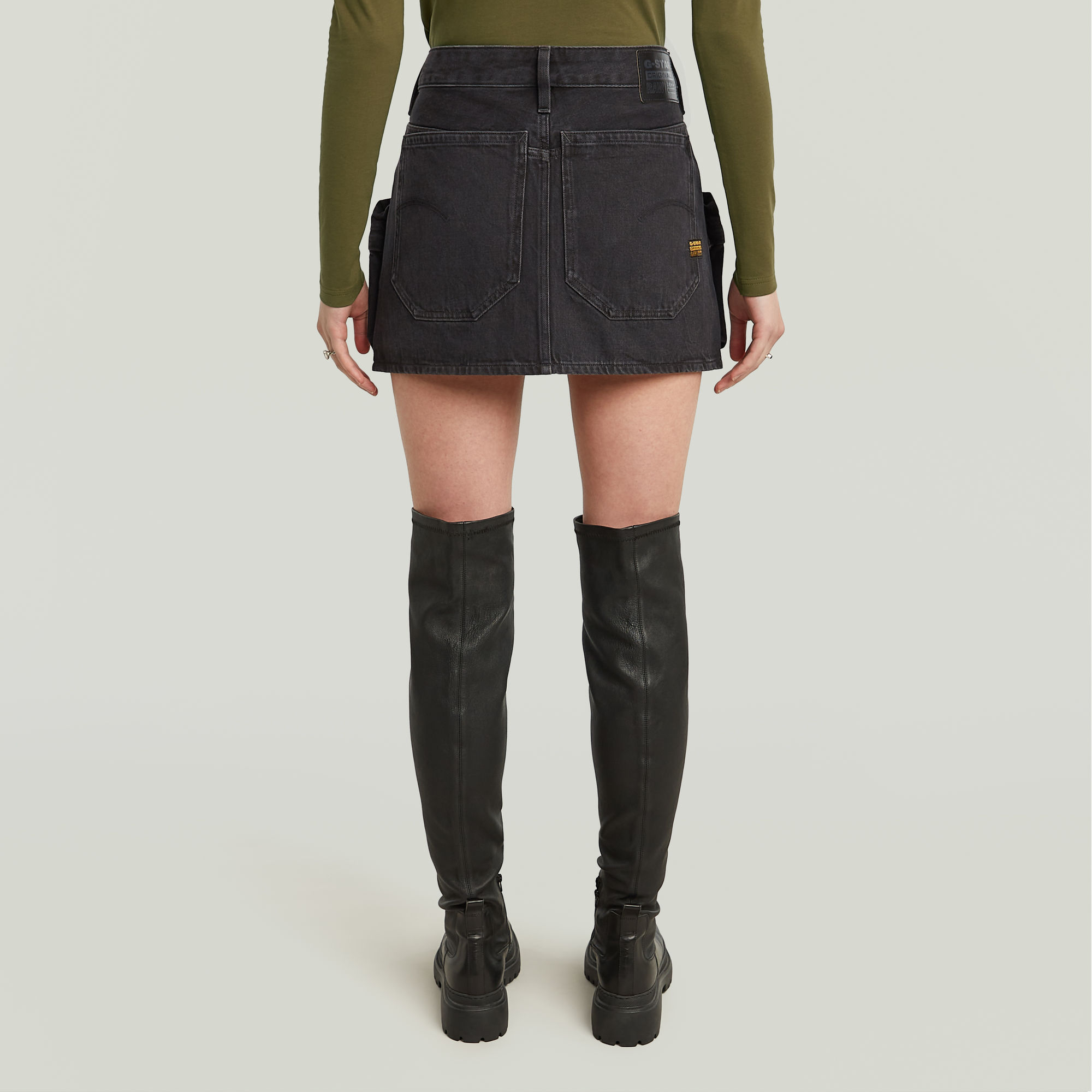 G-Star RAW Mini Cargorok Zwart Dames