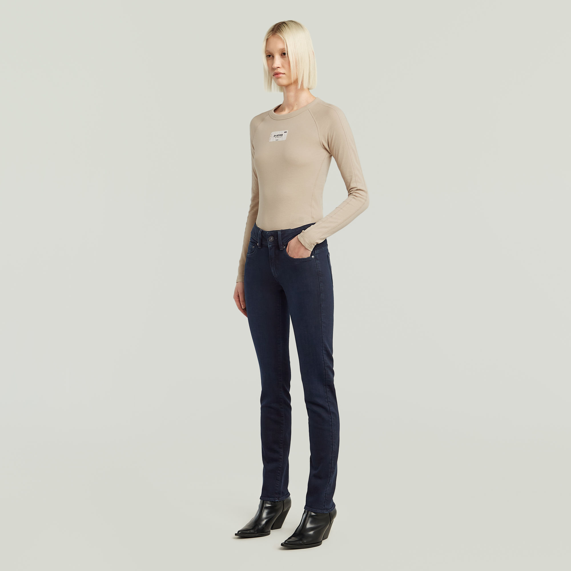 G-Star RAW Midge Slim Straight Jeans Anders Dames