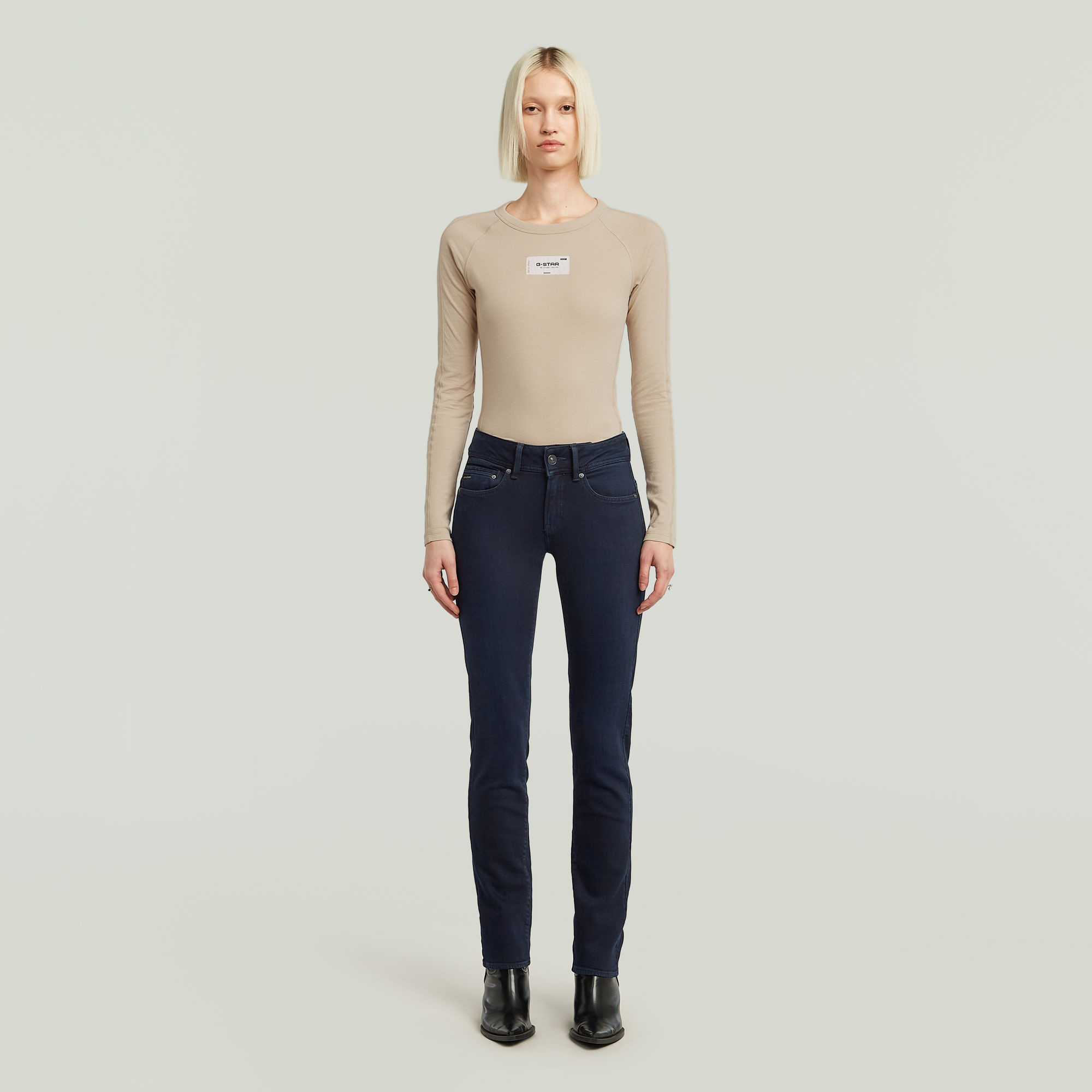 G-Star RAW Midge Slim Straight Jeans Anders Dames