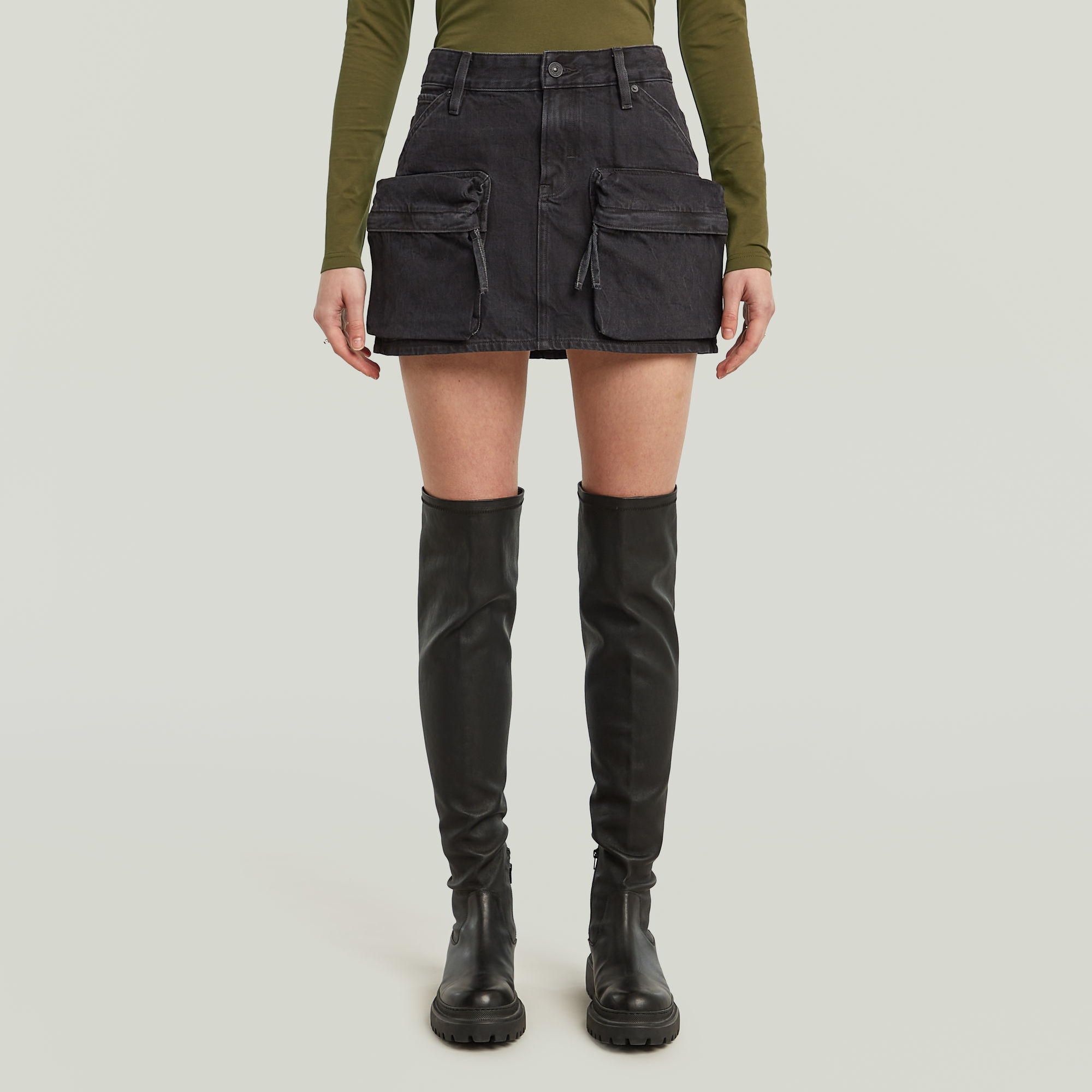 G-Star RAW Mini Cargorok Zwart Dames