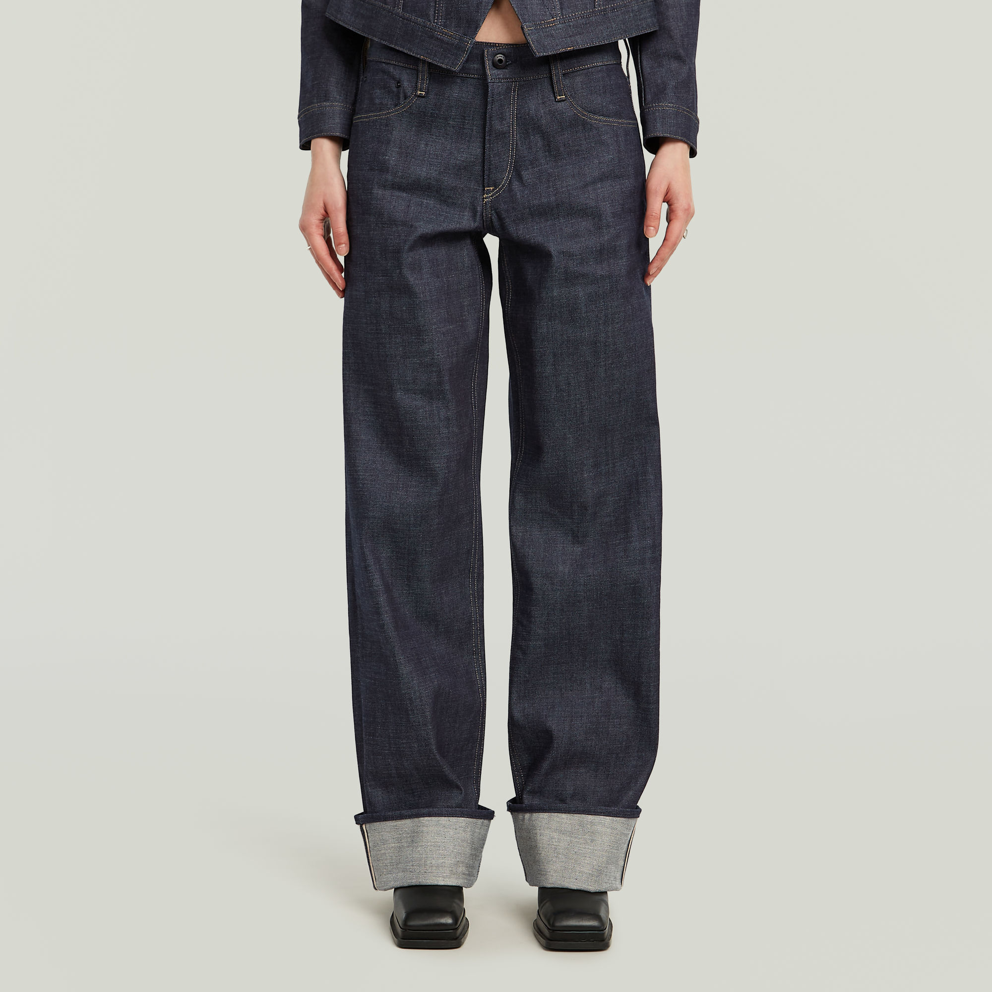 

Judee Selvedge Jeans - Dark blue - Women