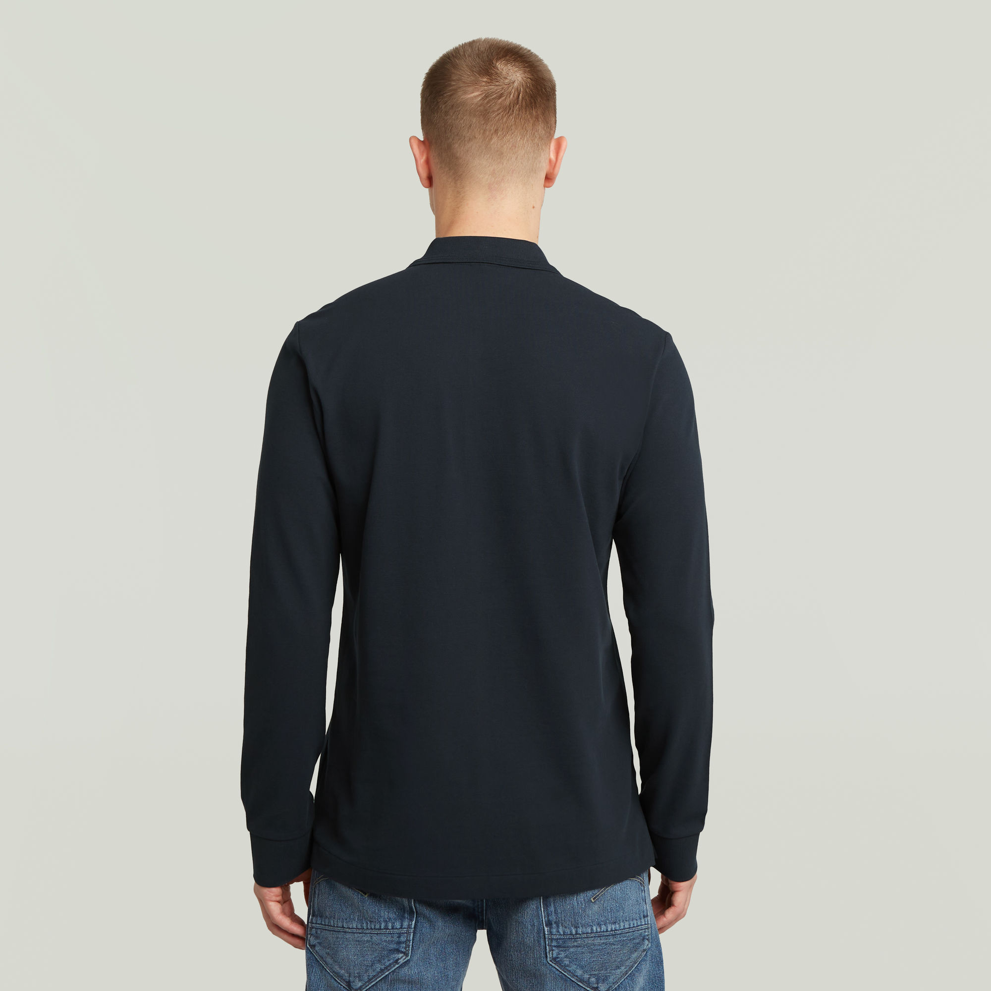 G-Star RAW Dunda Slim Polo Donkerblauw Heren