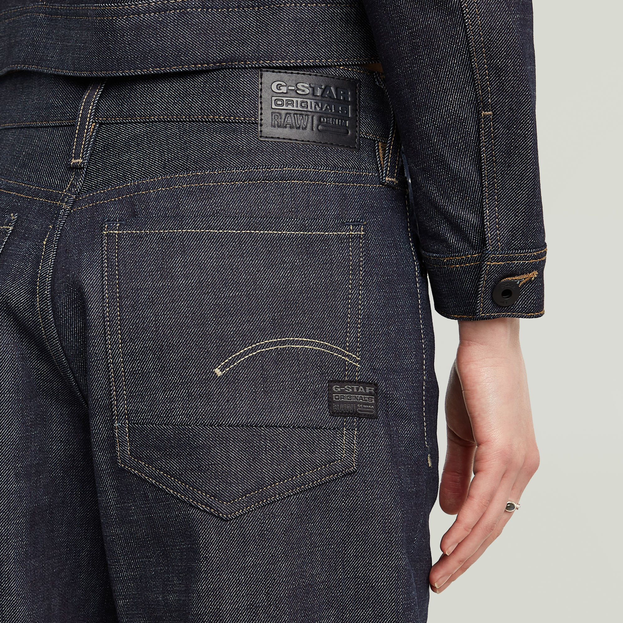 G-Star RAW Judee Selvedge Jeans Donkerblauw Dames
