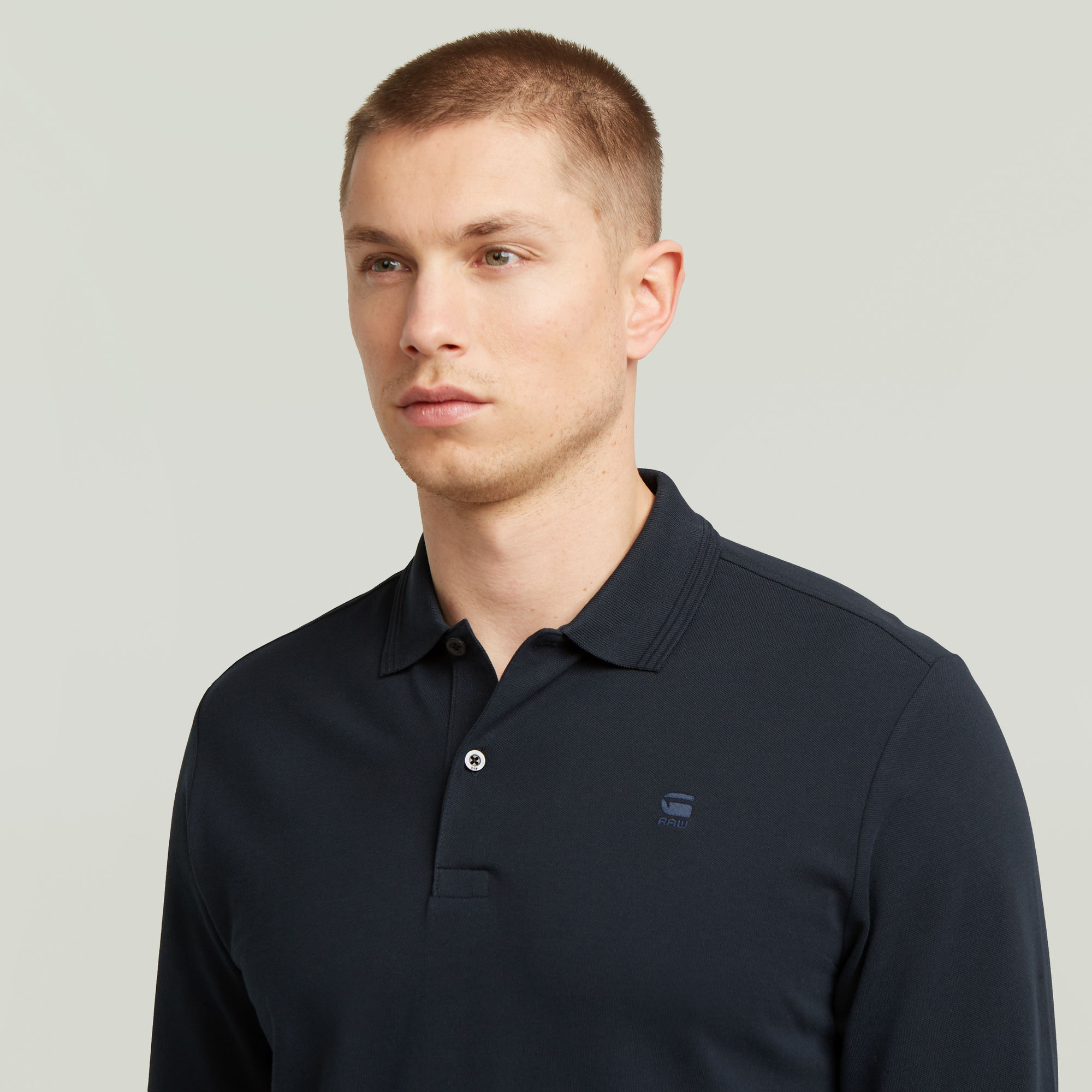 G-Star RAW Dunda Slim Polo Donkerblauw Heren