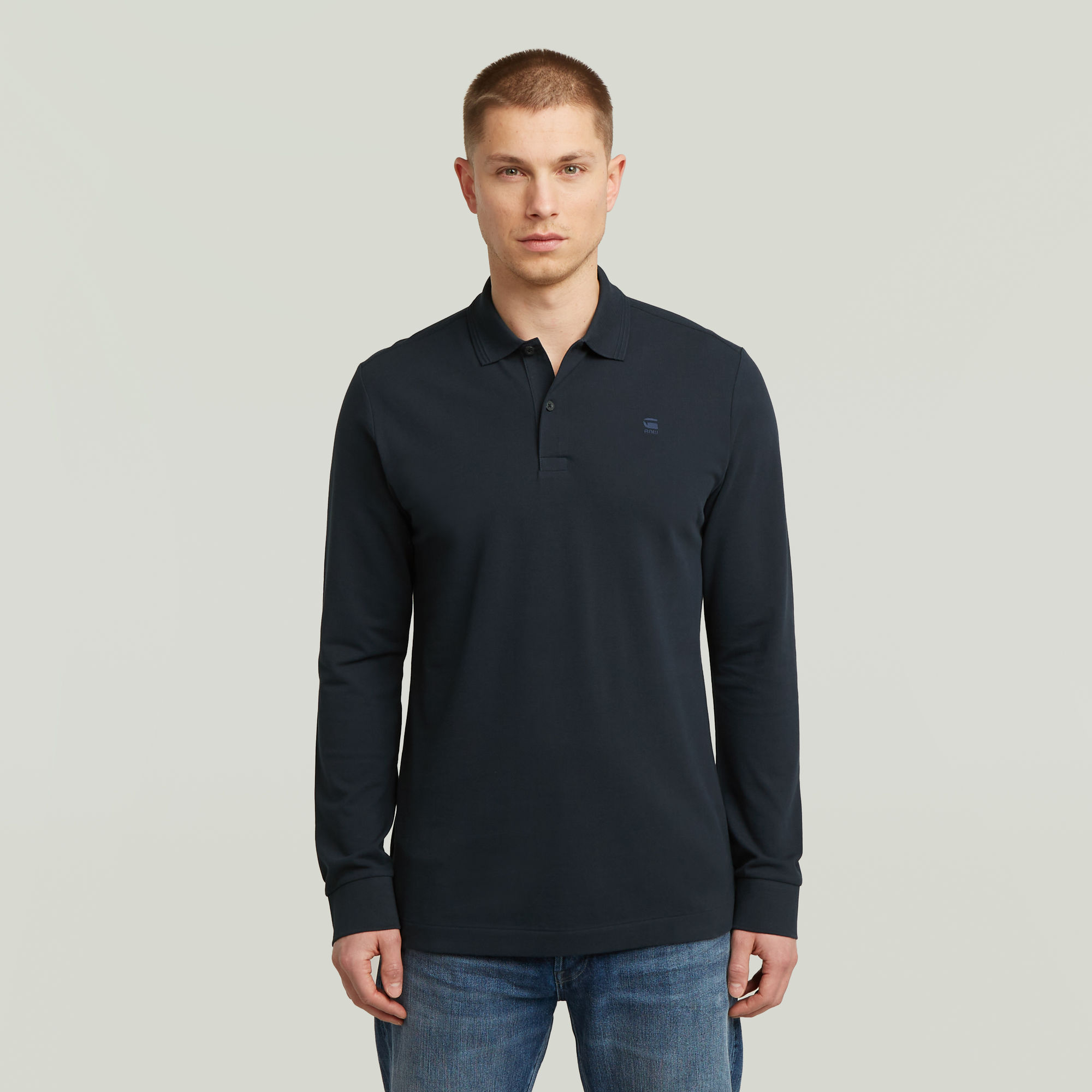 

Dunda Slim Polo - Dark blue - Men