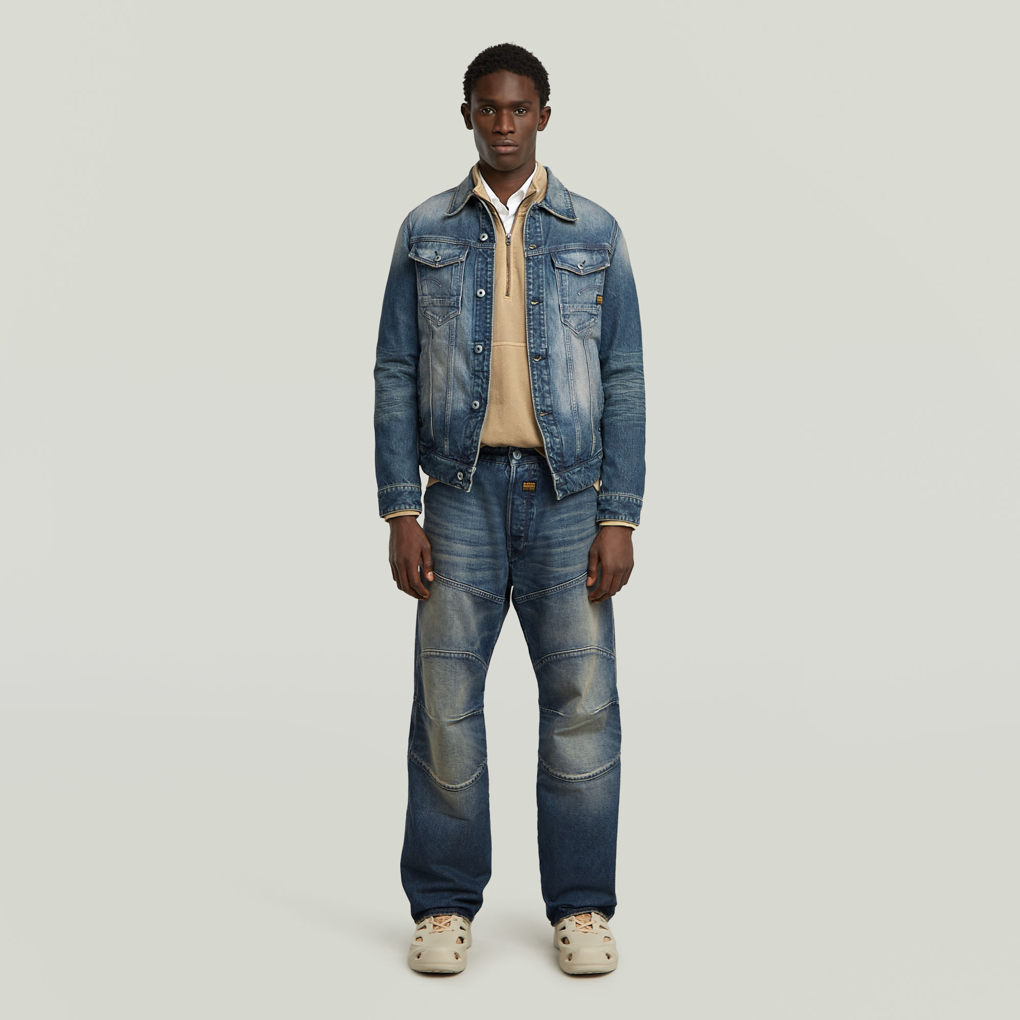 G-Star RAW Essential Arc 3D Unisex Jack Midden blauw Heren