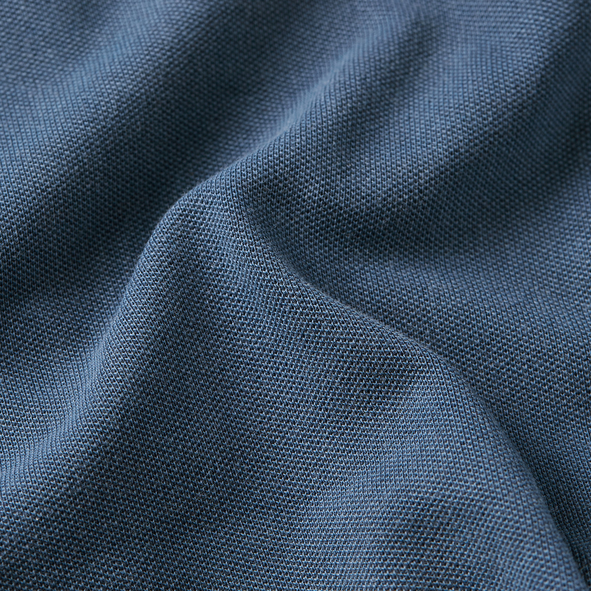 G-Star RAW Dunda Overdyed Slim Polo Badge Midden blauw Heren