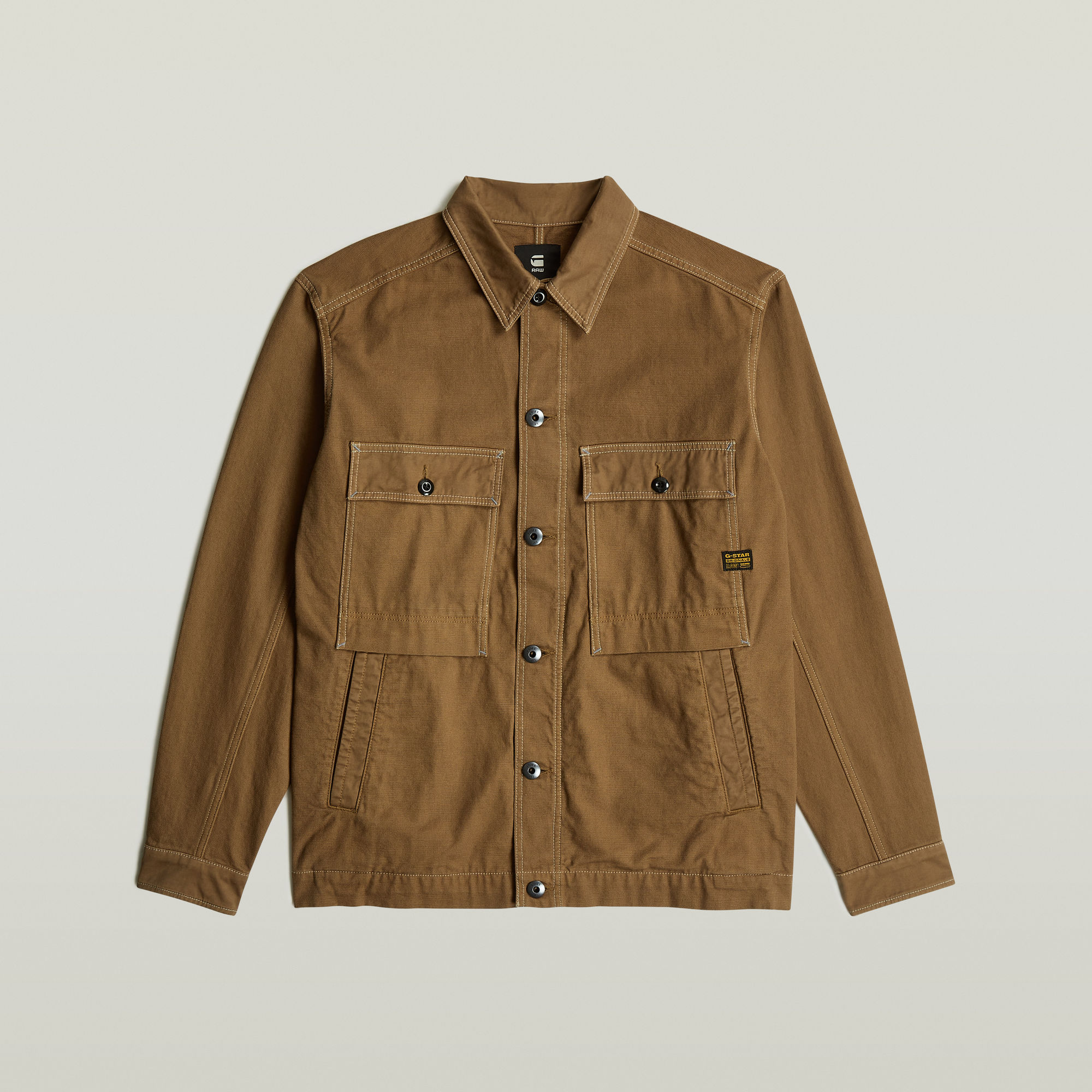 G-Star RAW Mosa Overshirt Bruin Heren