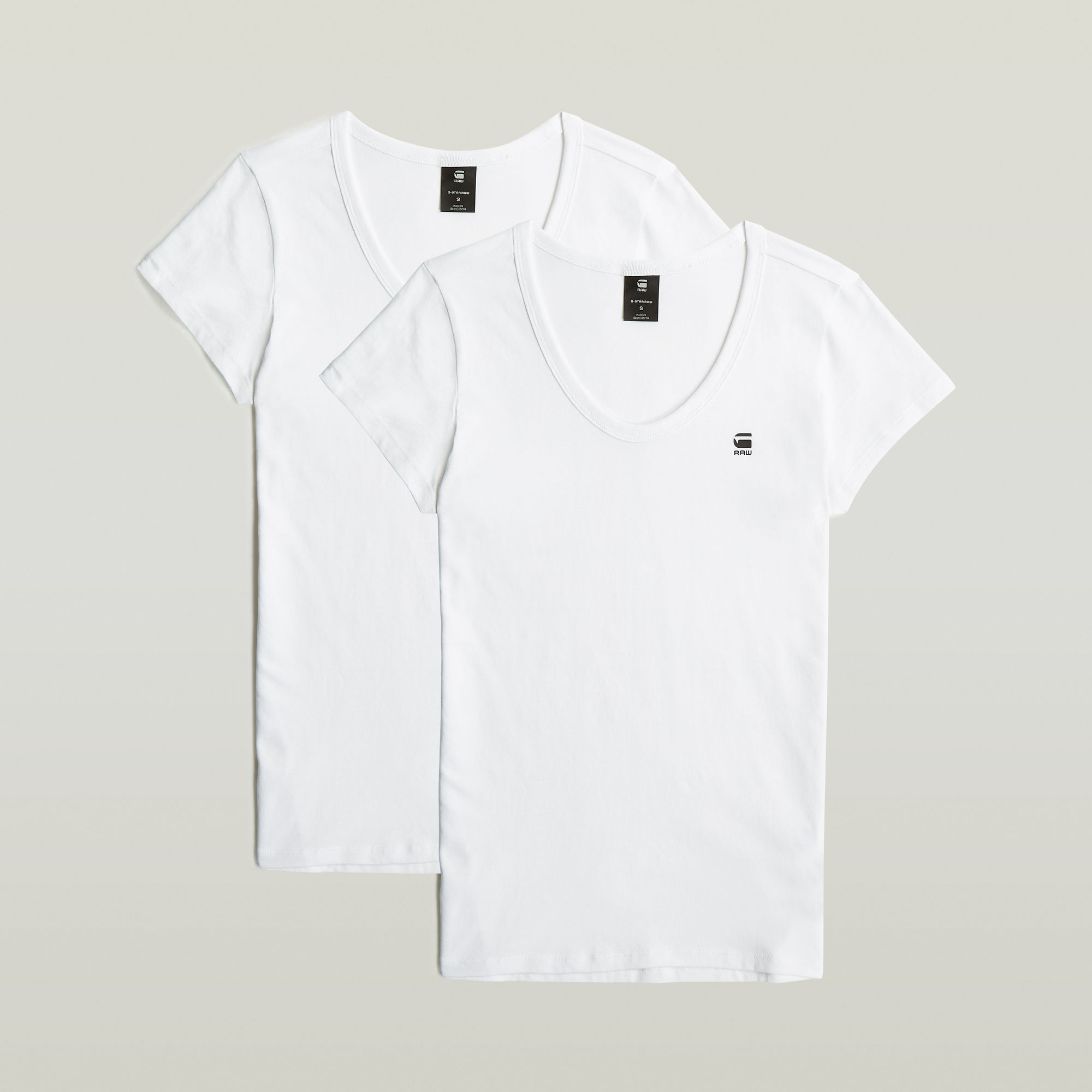 G-Star RAW Slim Top 2 Stuks Wit Dames