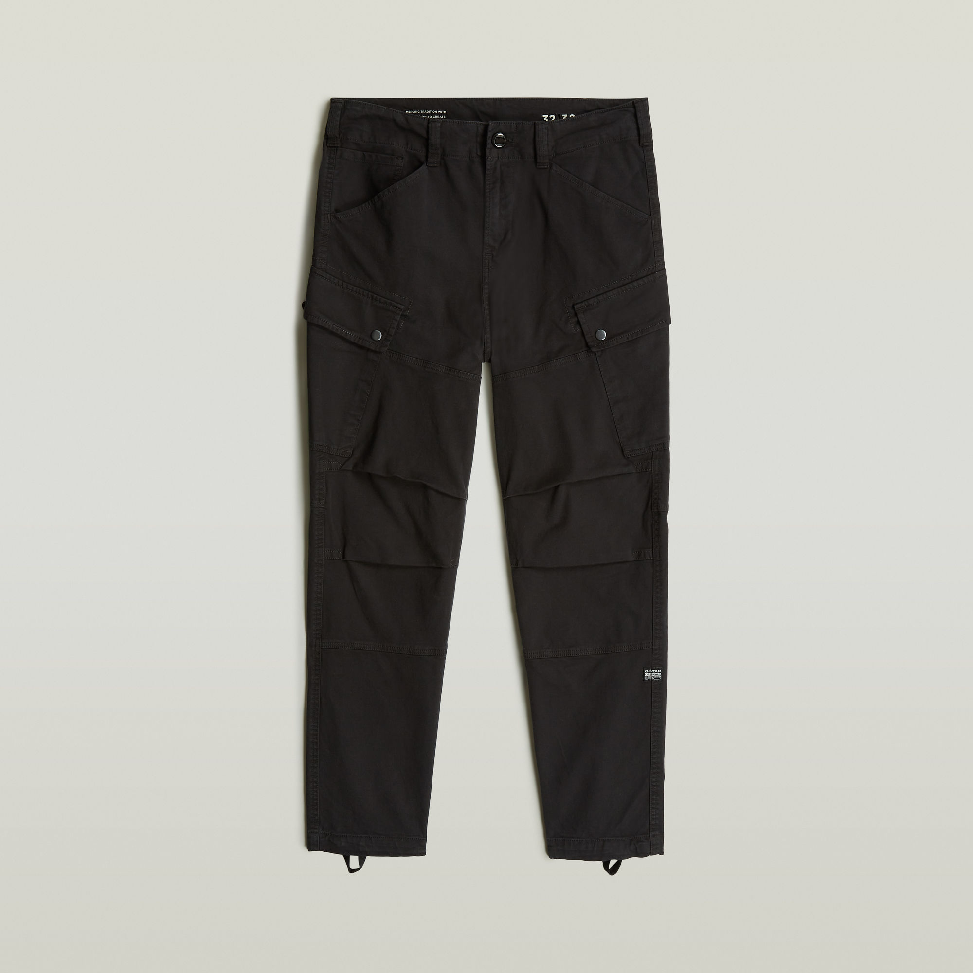 G-Star RAW Roxic Straight Tapered Cargo Broek Zwart Heren