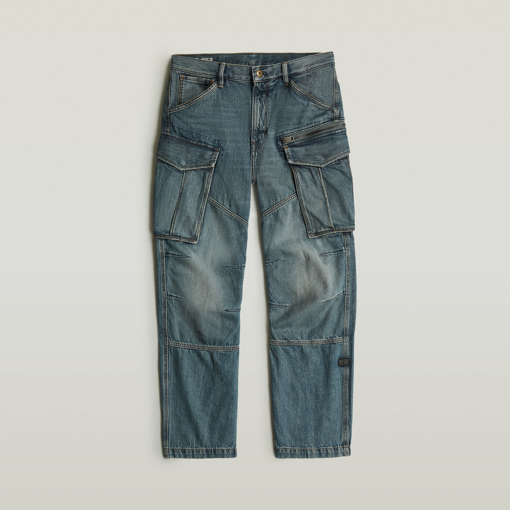 Thumbnail - Rovic Loose Denim - Hellblau - Herren