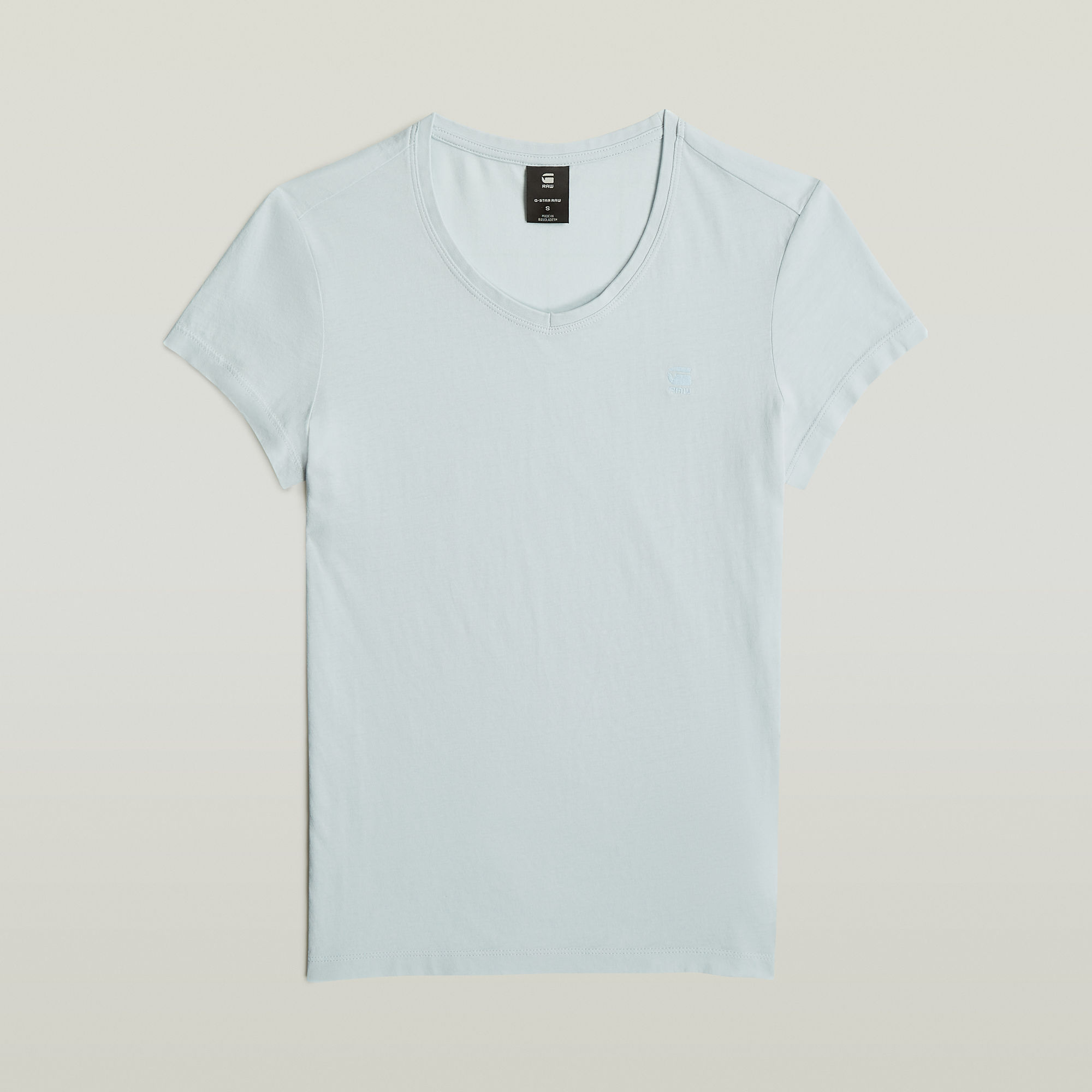 G-Star RAW Eyben Slim Top 2.0 Lichtblauw Dames