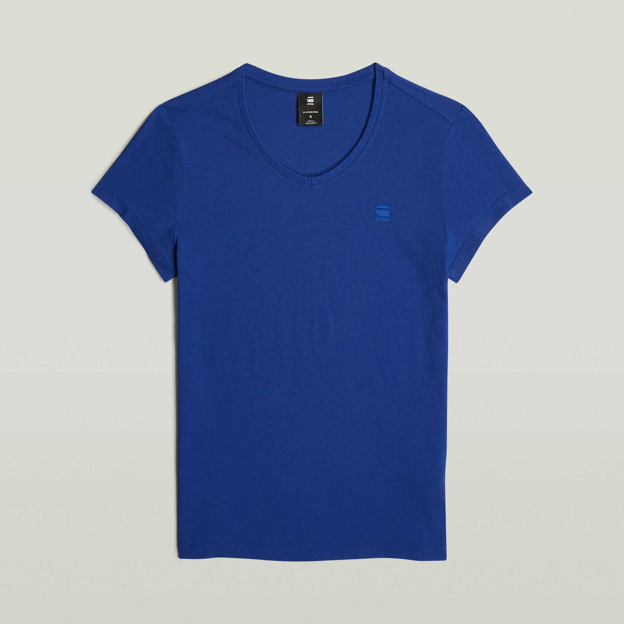 G-Star RAW Eyben Slim Top 2.0 Midden blauw Dames