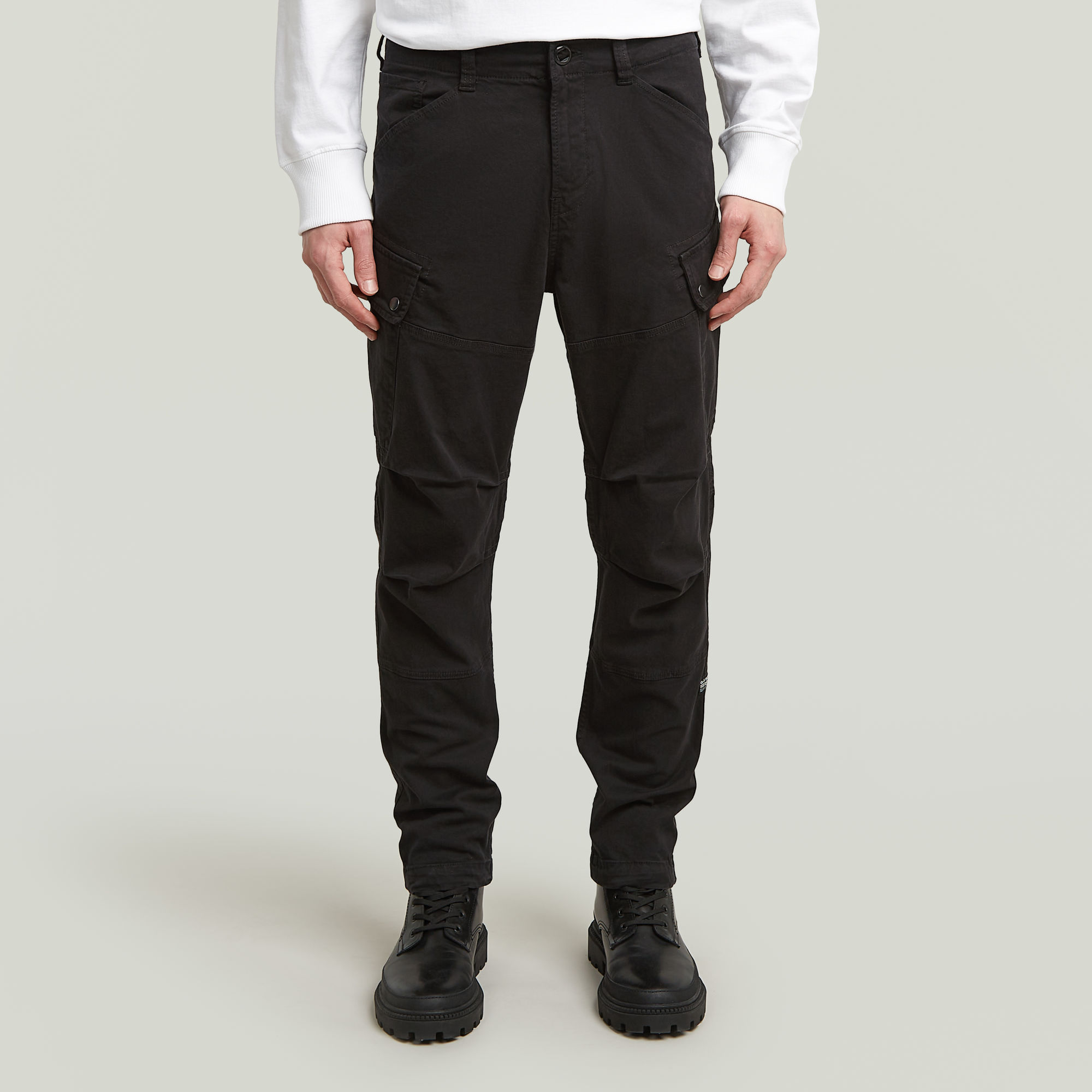 G-Star RAW Roxic Straight Tapered Cargo Broek Zwart Heren