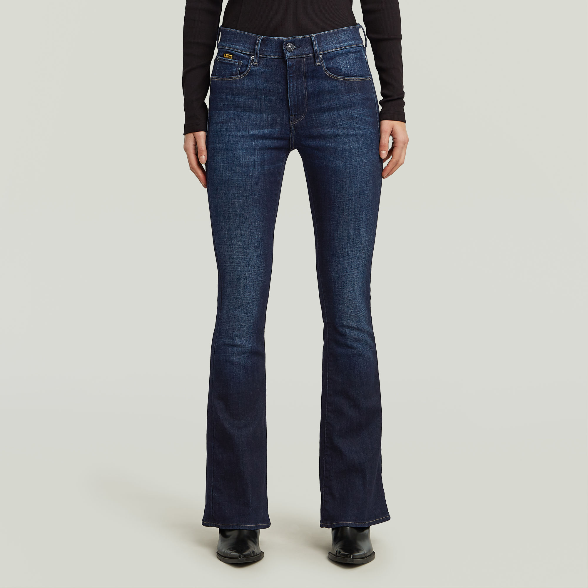 

3301 Flare Jeans - worn in new moon - Women