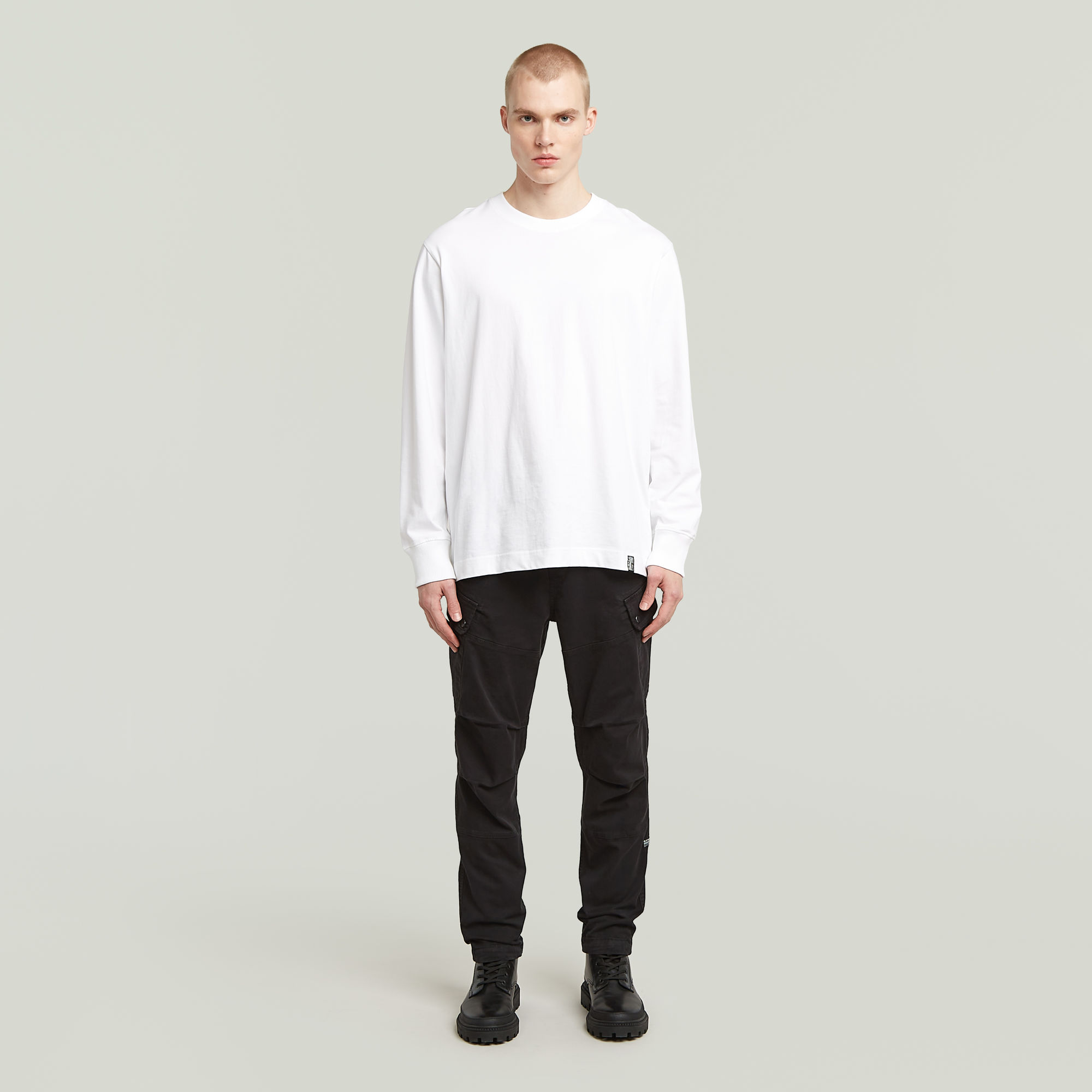 G-Star RAW Roxic Straight Tapered Cargo Broek Zwart Heren