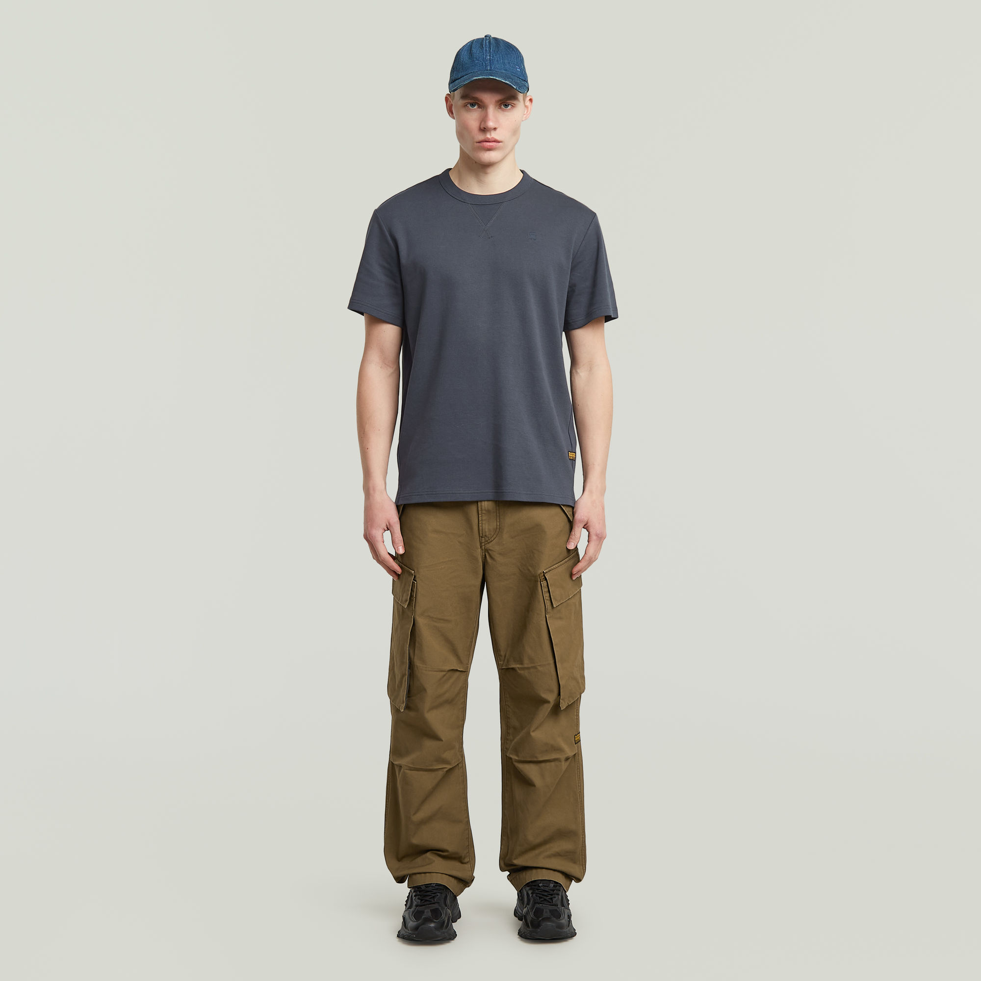 G-Star RAW R-3N Regular Straight Cargobroek Bruin Heren