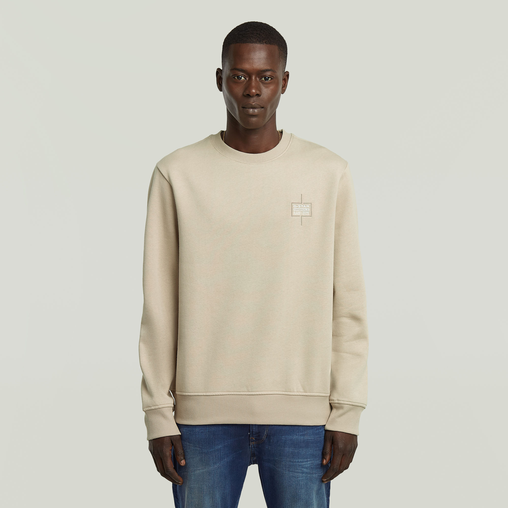 Sweat Logo - Beige - Hommes - G-Star RAW - Modalova