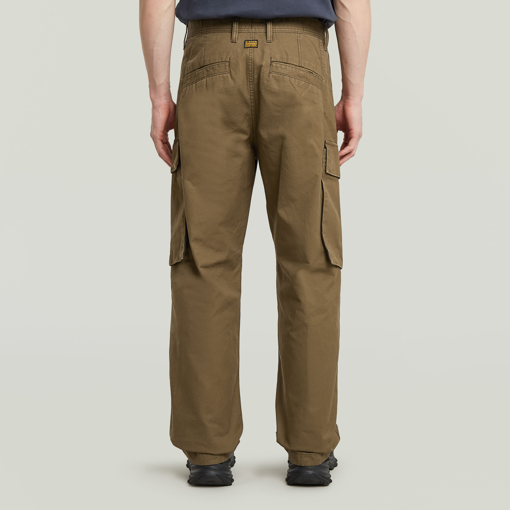G-Star RAW R-3N Regular Straight Cargobroek Bruin Heren