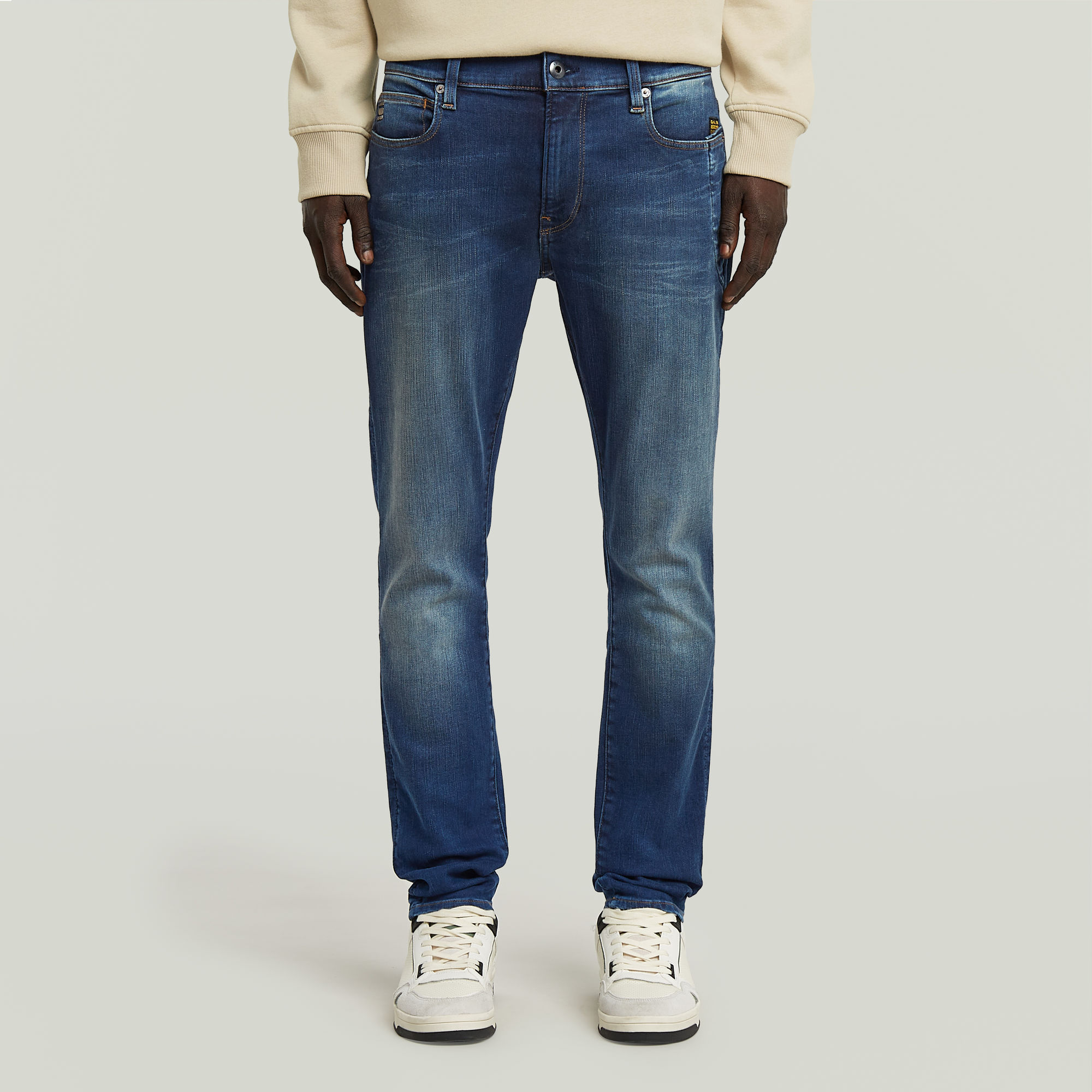 G-Star RAW Lancet Skinny Jeans Donkerblauw Heren