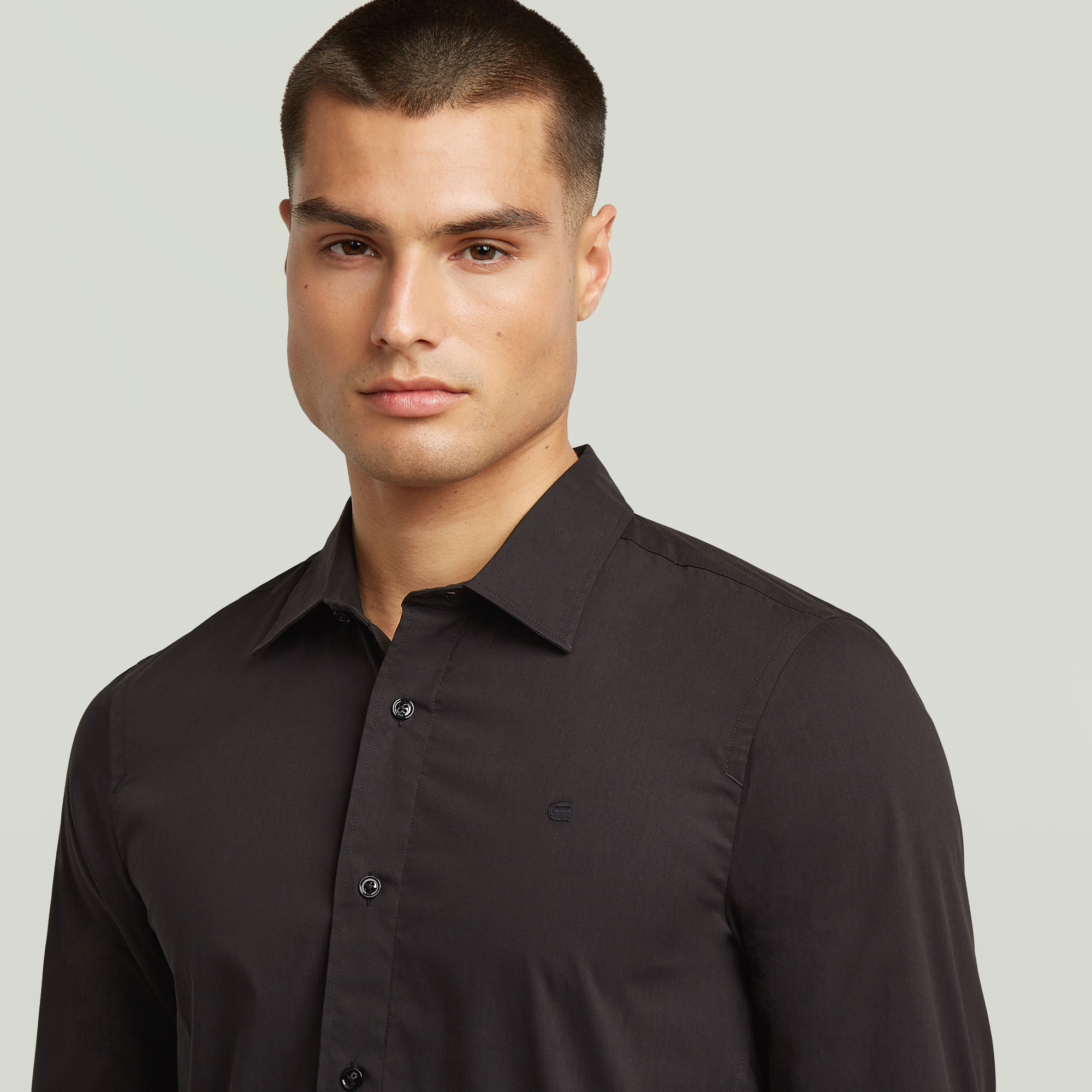 G-Star RAW Uniform Slim Shirt Zwart Heren