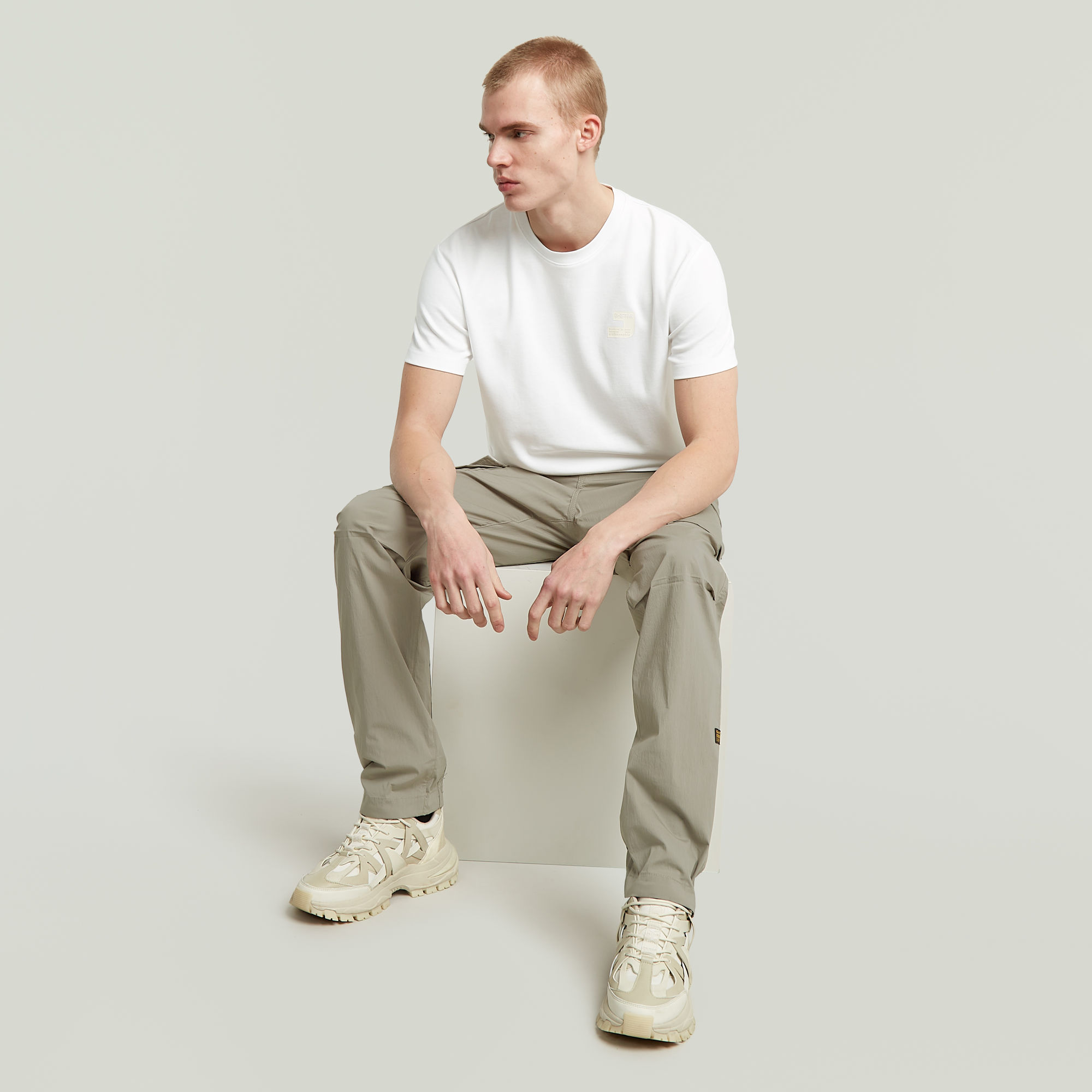G-Star RAW Core Regular Cargobroek Beige Heren