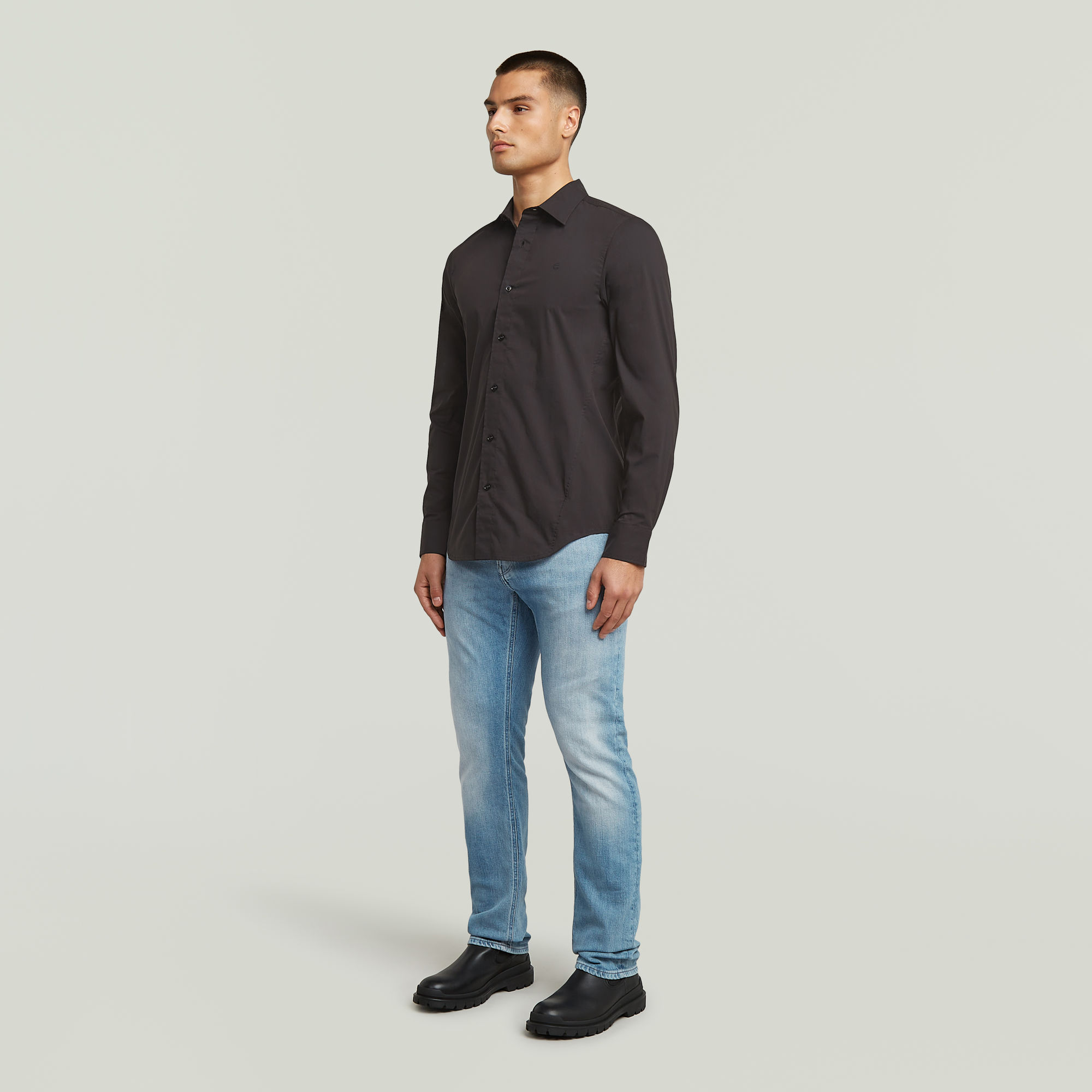 G-Star RAW Uniform Slim Shirt Zwart Heren