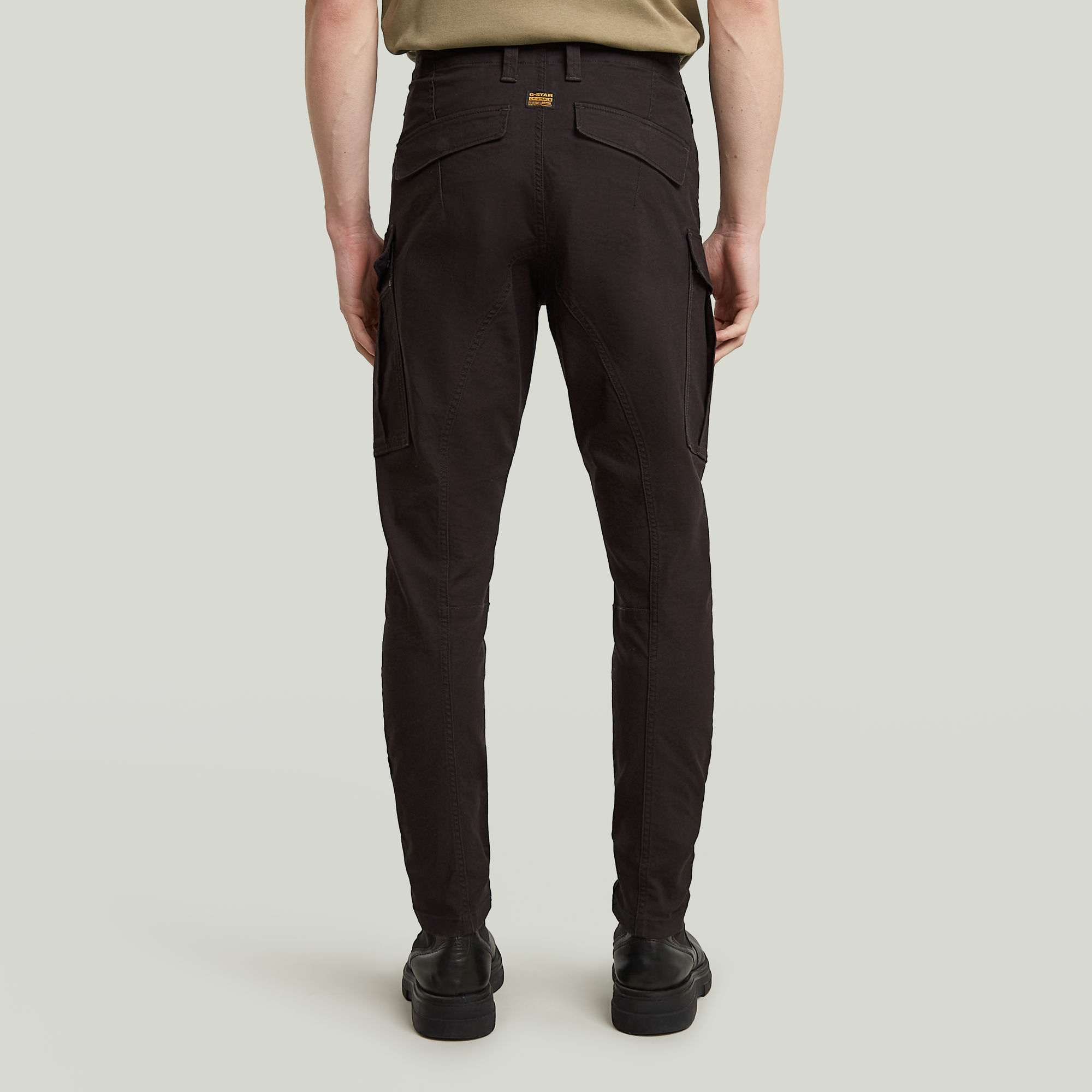 G-Star RAW Zip Pocket 3D Skinny 2.0 Cargobroek Zwart Heren