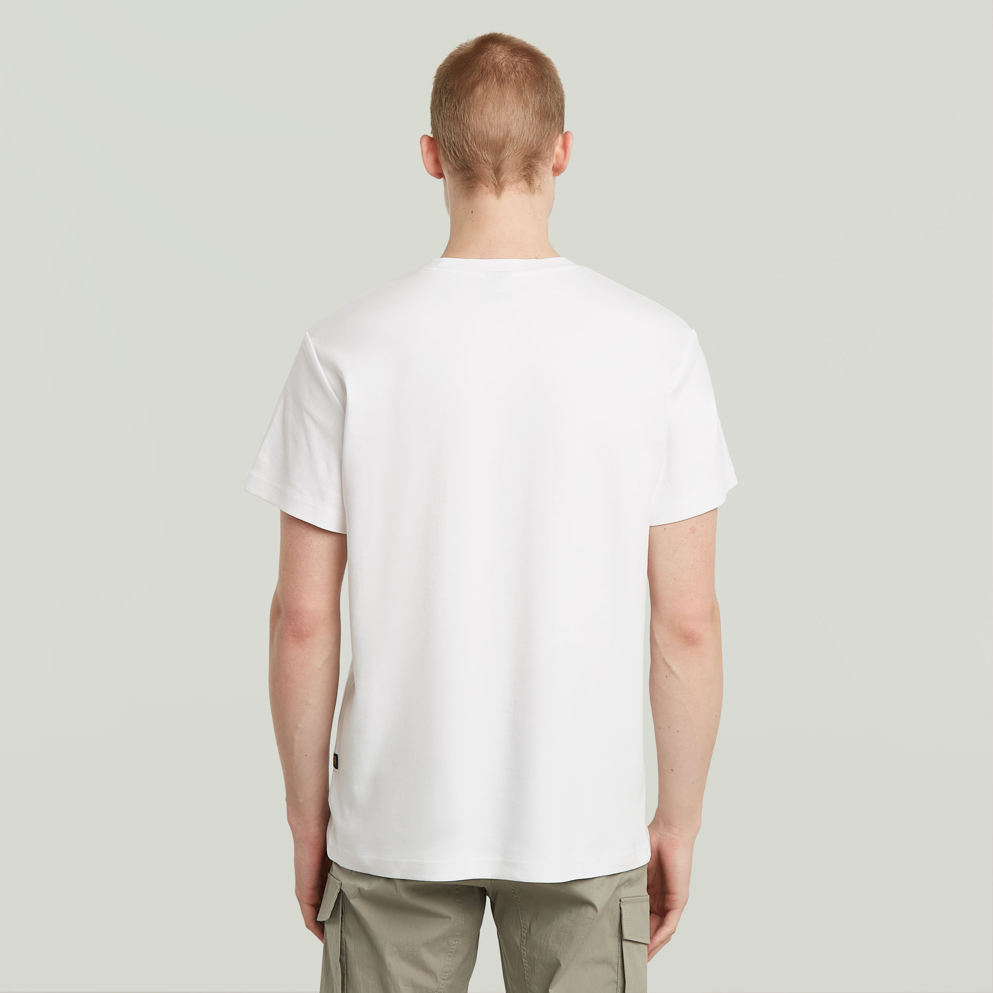 G-Star RAW Chest Logo T-shirt Wit Heren