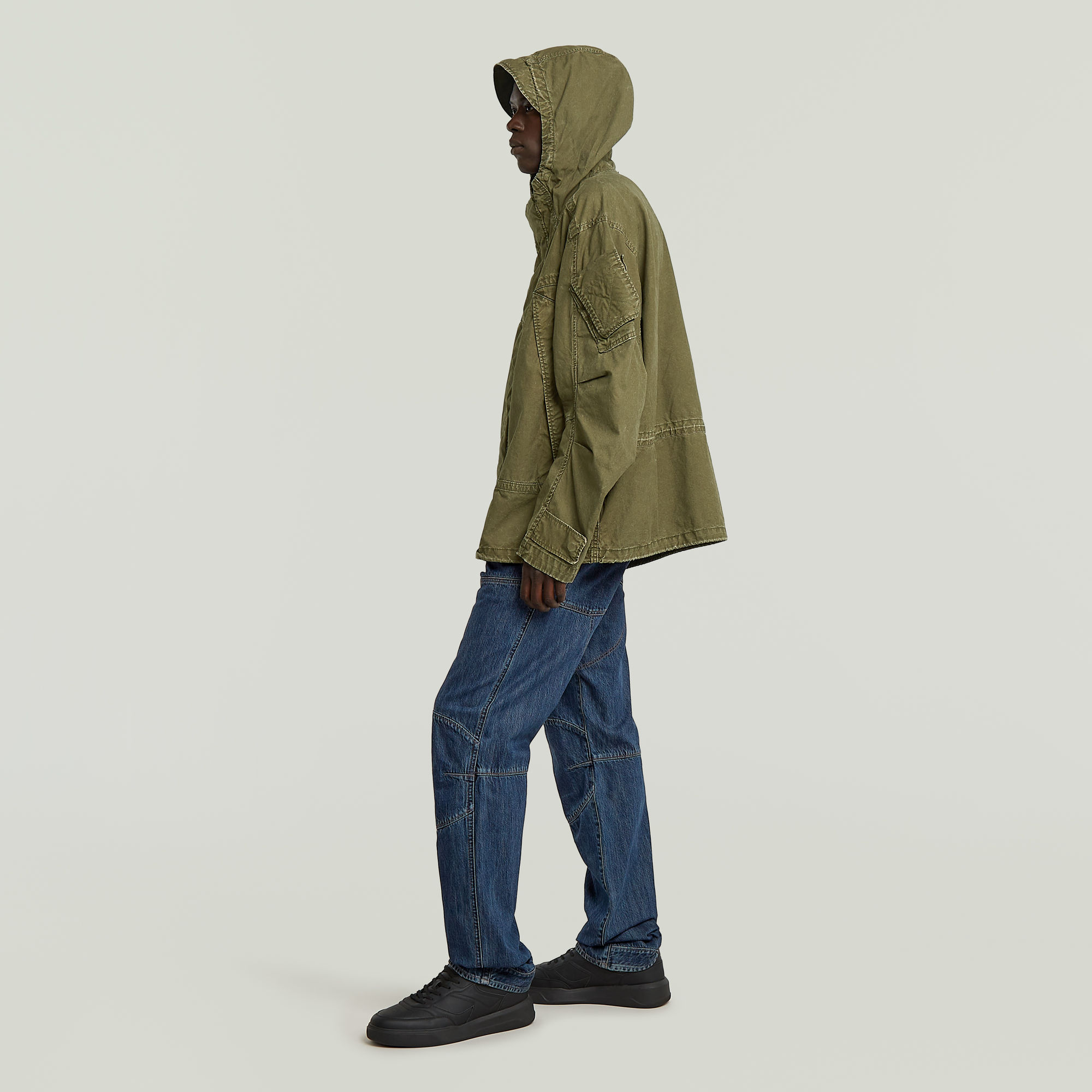 G-Star RAW GA-1 Cotton Parka Groen Heren