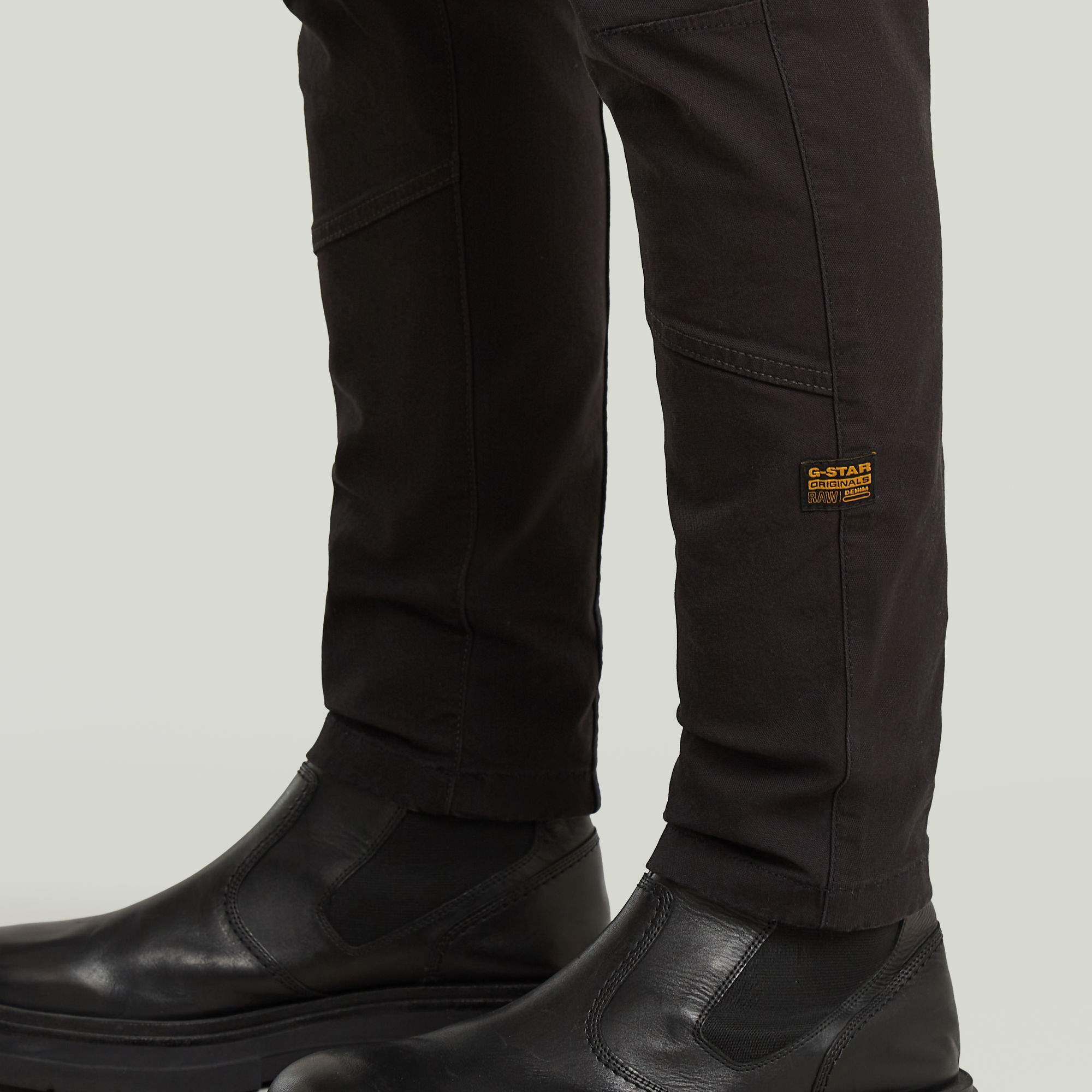 G-Star RAW Zip Pocket 3D Skinny 2.0 Cargobroek Zwart Heren