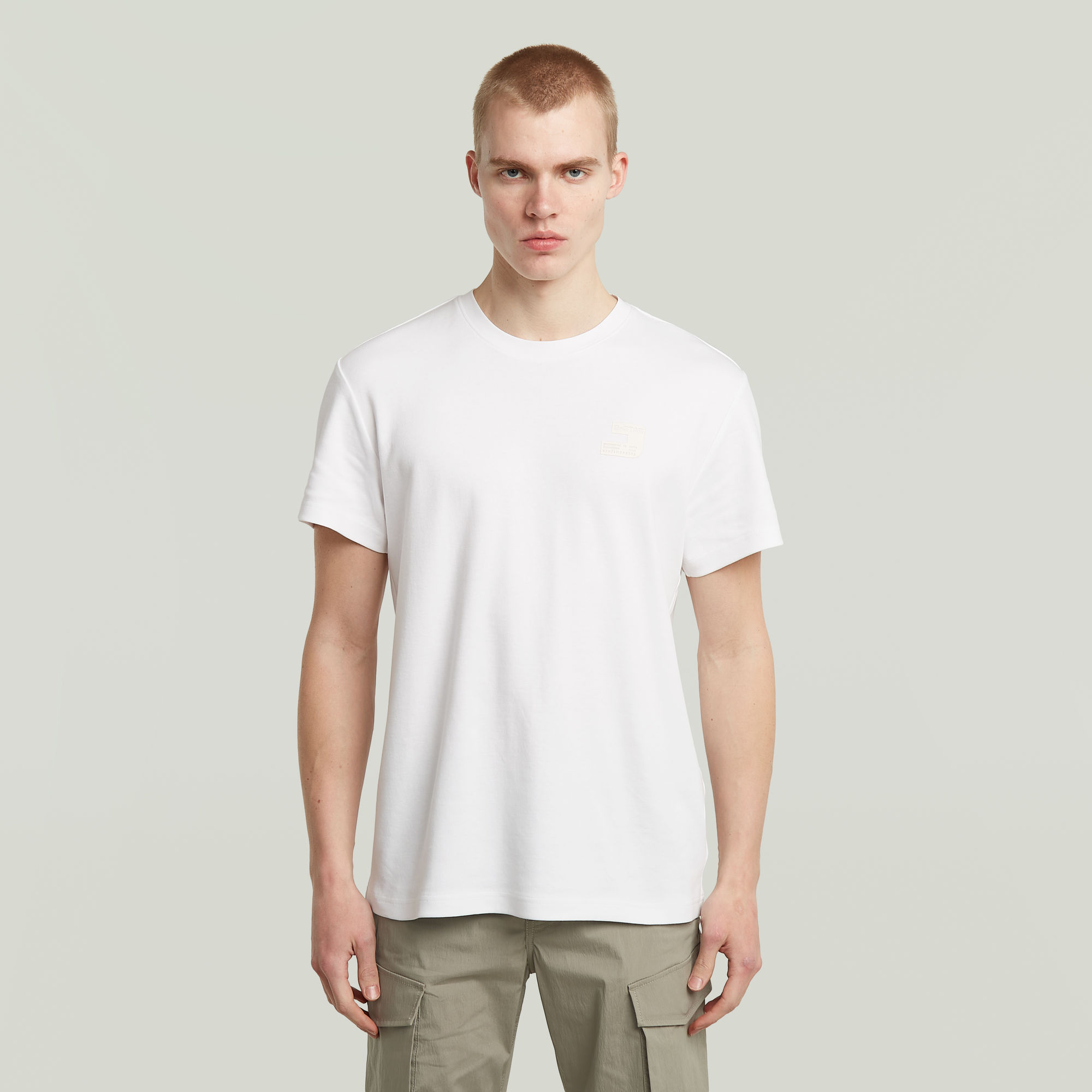 T-shirt Chest Logo - Blanc - Hommes - G-Star RAW - Modalova