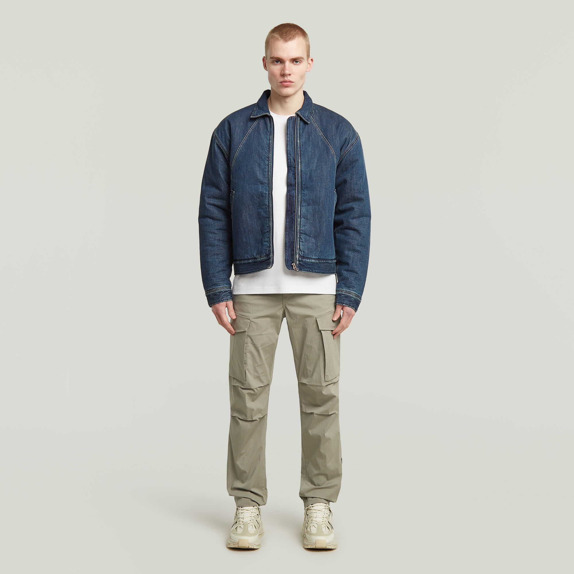 Thumbnail - Chest Logo T-Shirt - Weiß - Herren