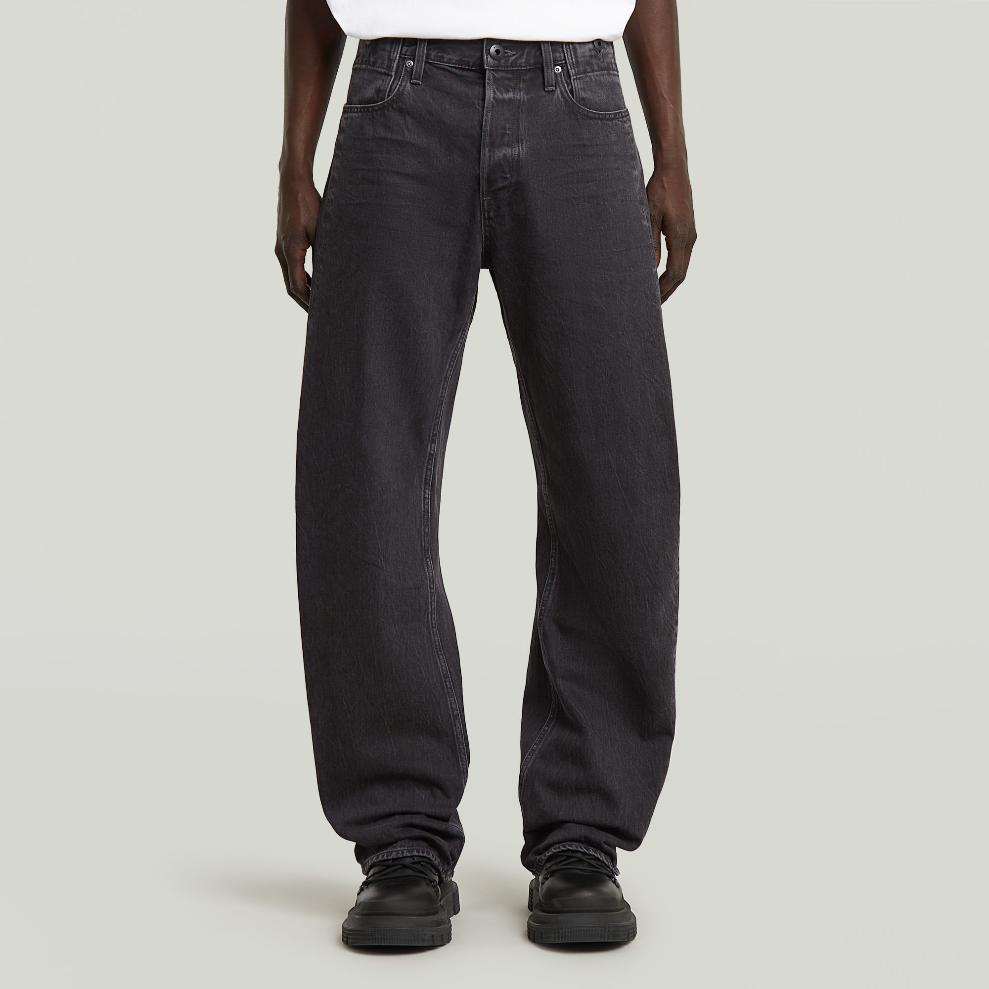 Bend 3D Loose Jeans - Schwarz - Herren