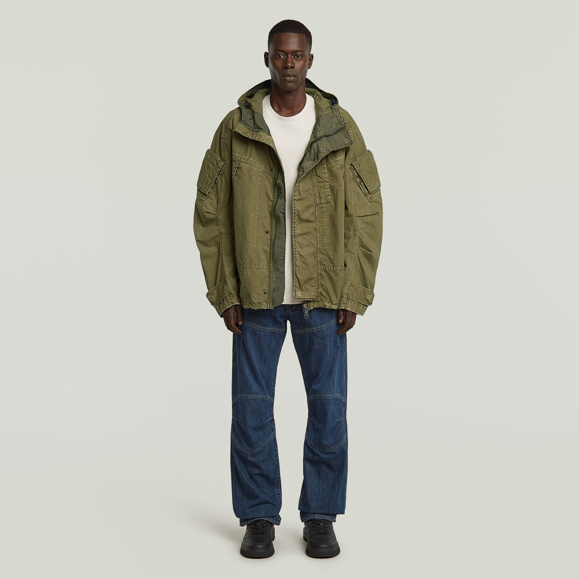 G-Star RAW GA-1 Cotton Parka Groen Heren