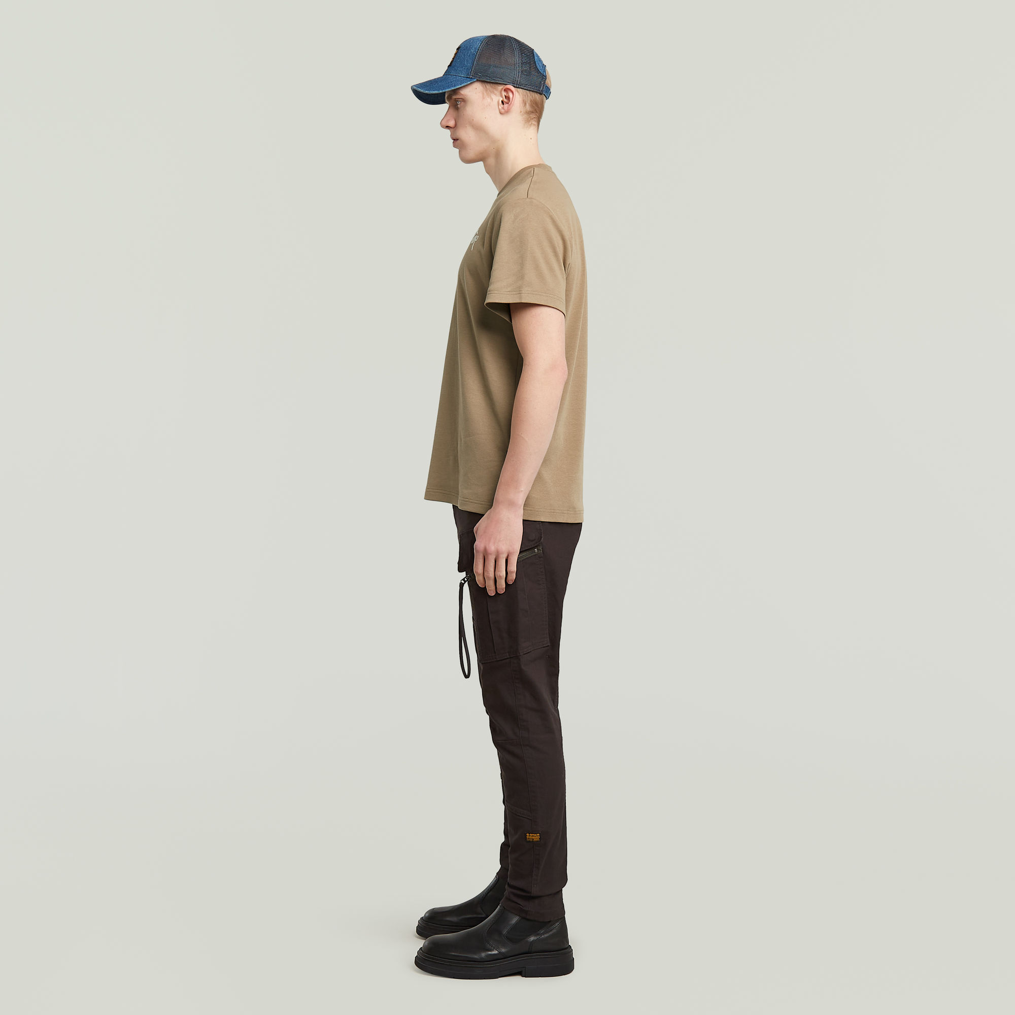 G-Star RAW Zip Pocket 3D Skinny 2.0 Cargobroek Zwart Heren