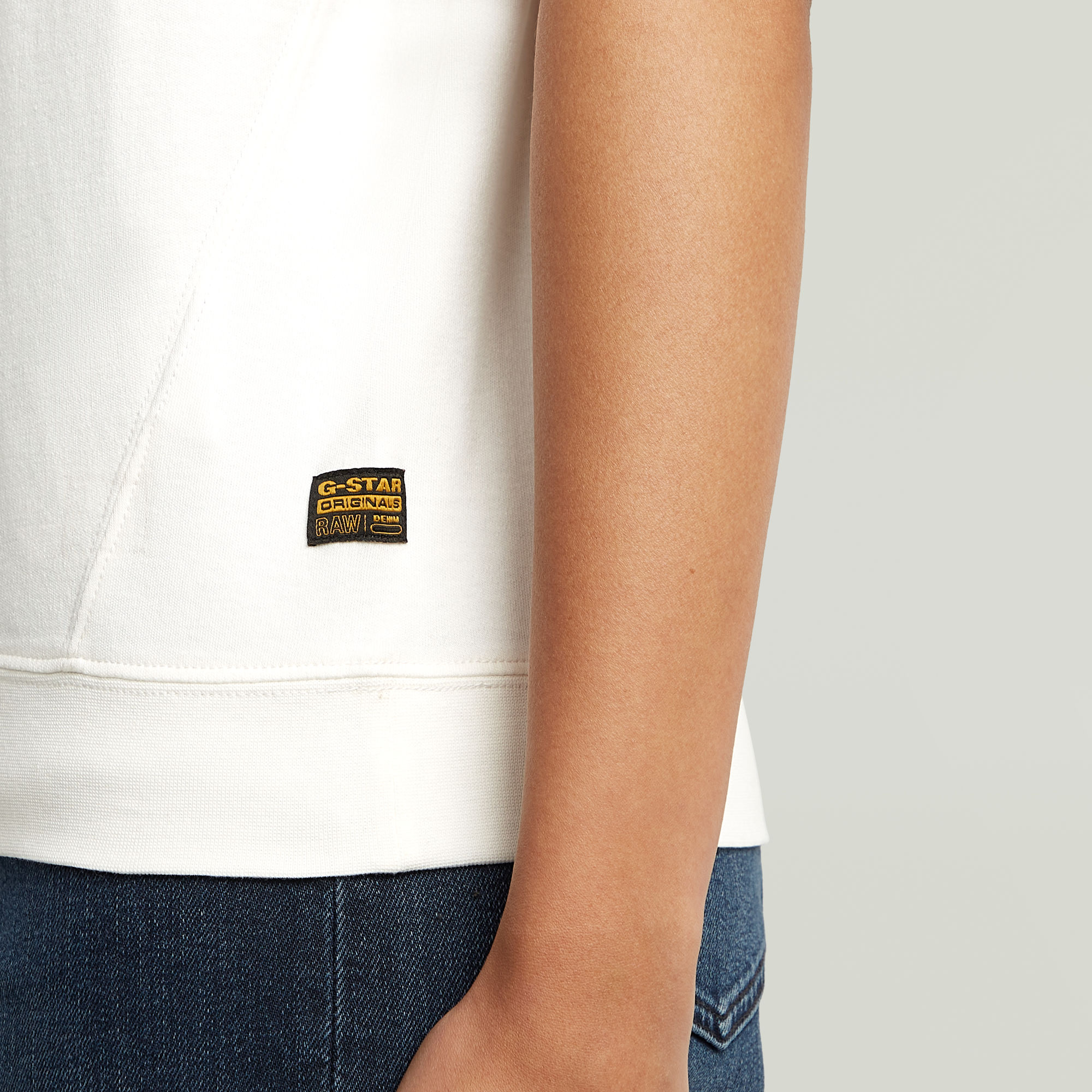 G-Star RAW Raglan T-shirt Wit Dames