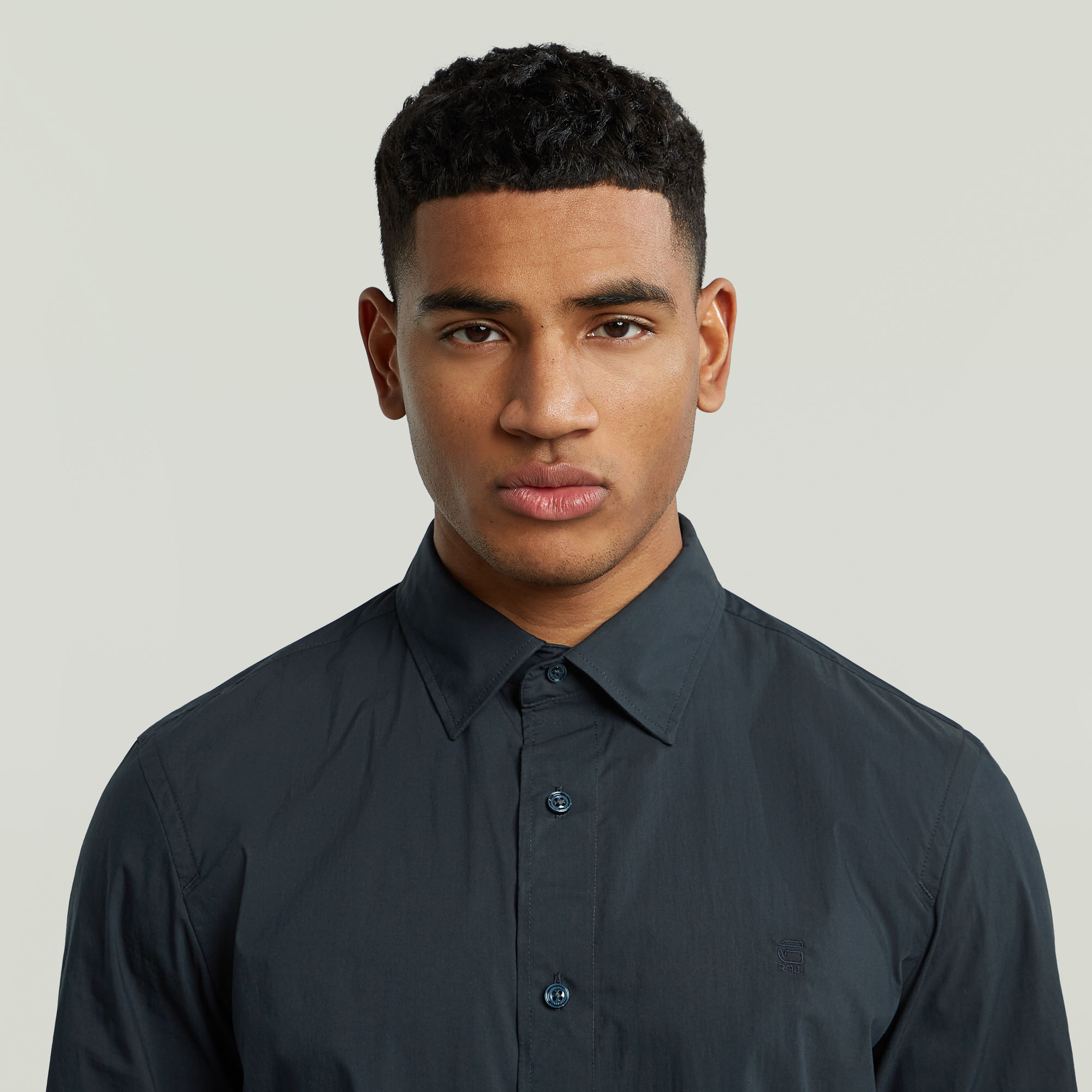 G-Star RAW Uniform Slim Shirt Donkerblauw Heren