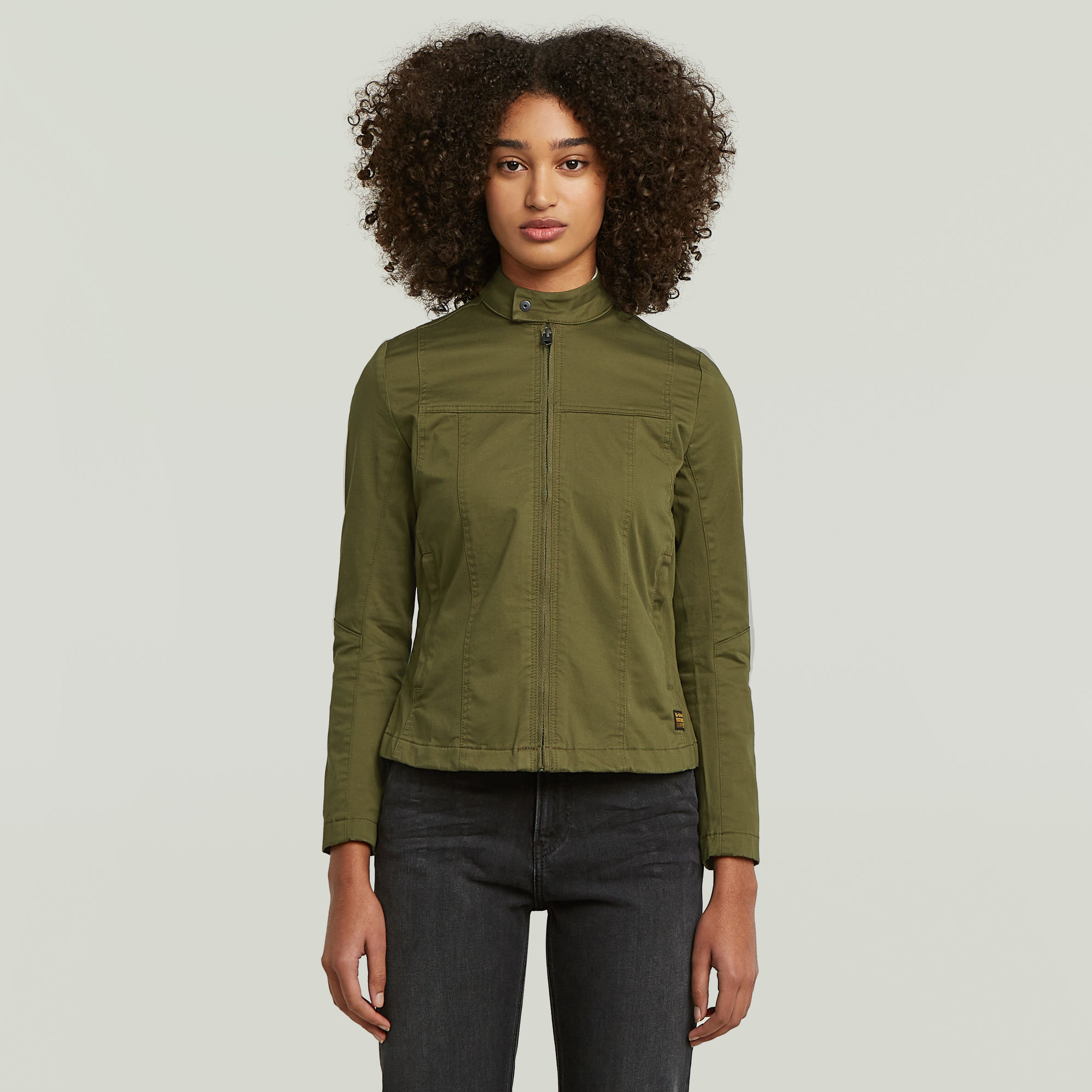 

Biker Overshirt - Grün - Damen