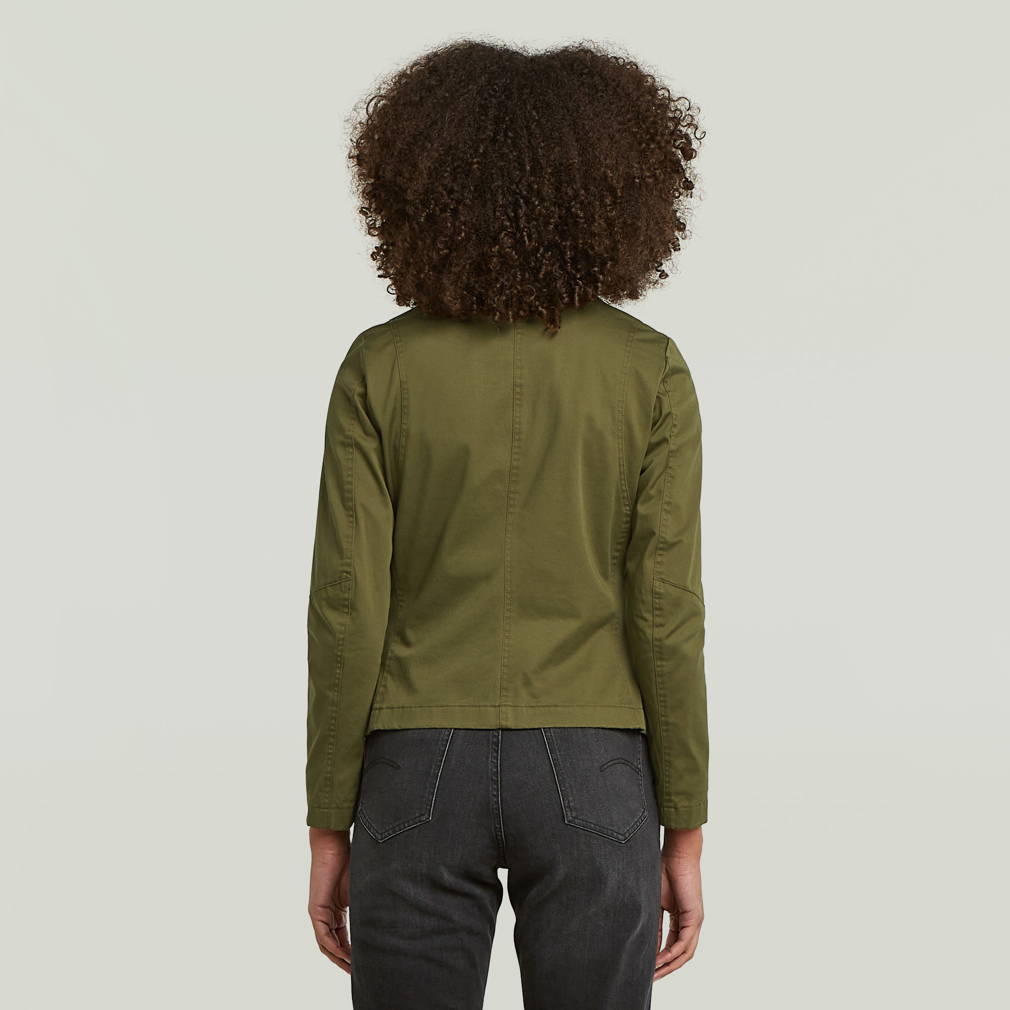 G-Star RAW Biker Overshirt Groen Dames