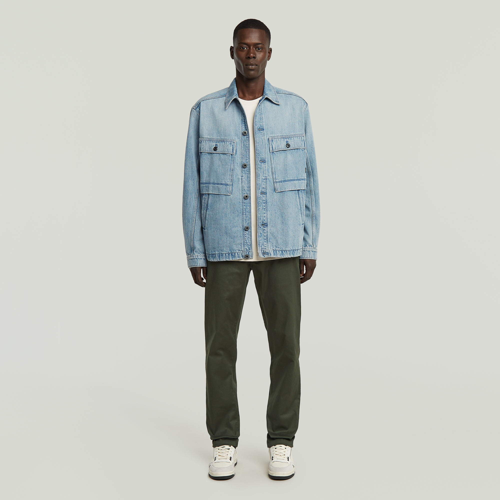 G-Star RAW Morry Tapered Chino Grijs Heren
