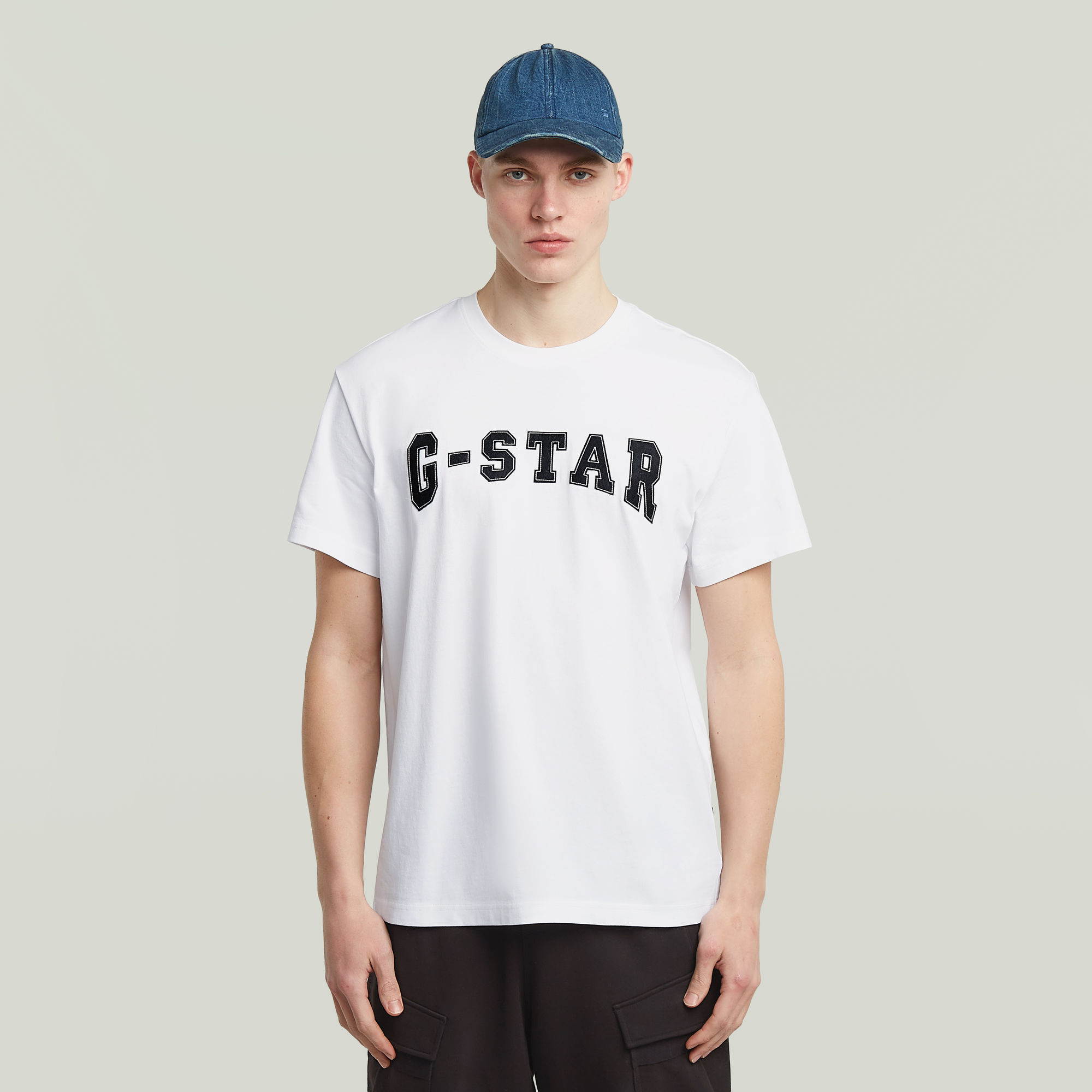 

Felt Logo T-Shirt - White - Men