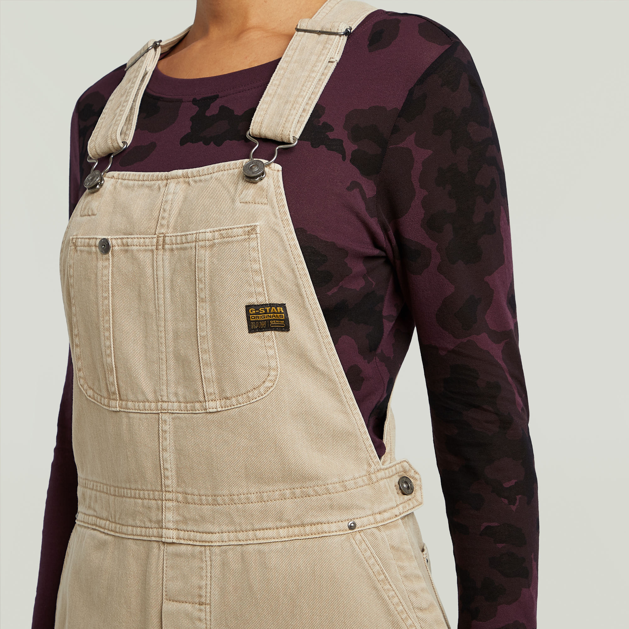 G-Star RAW Tuinbroekjurk Beige Dames